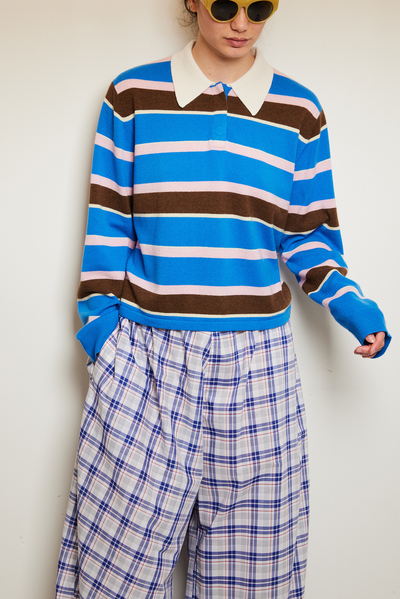 Guest in Residence - Cropped Stripe Rugby