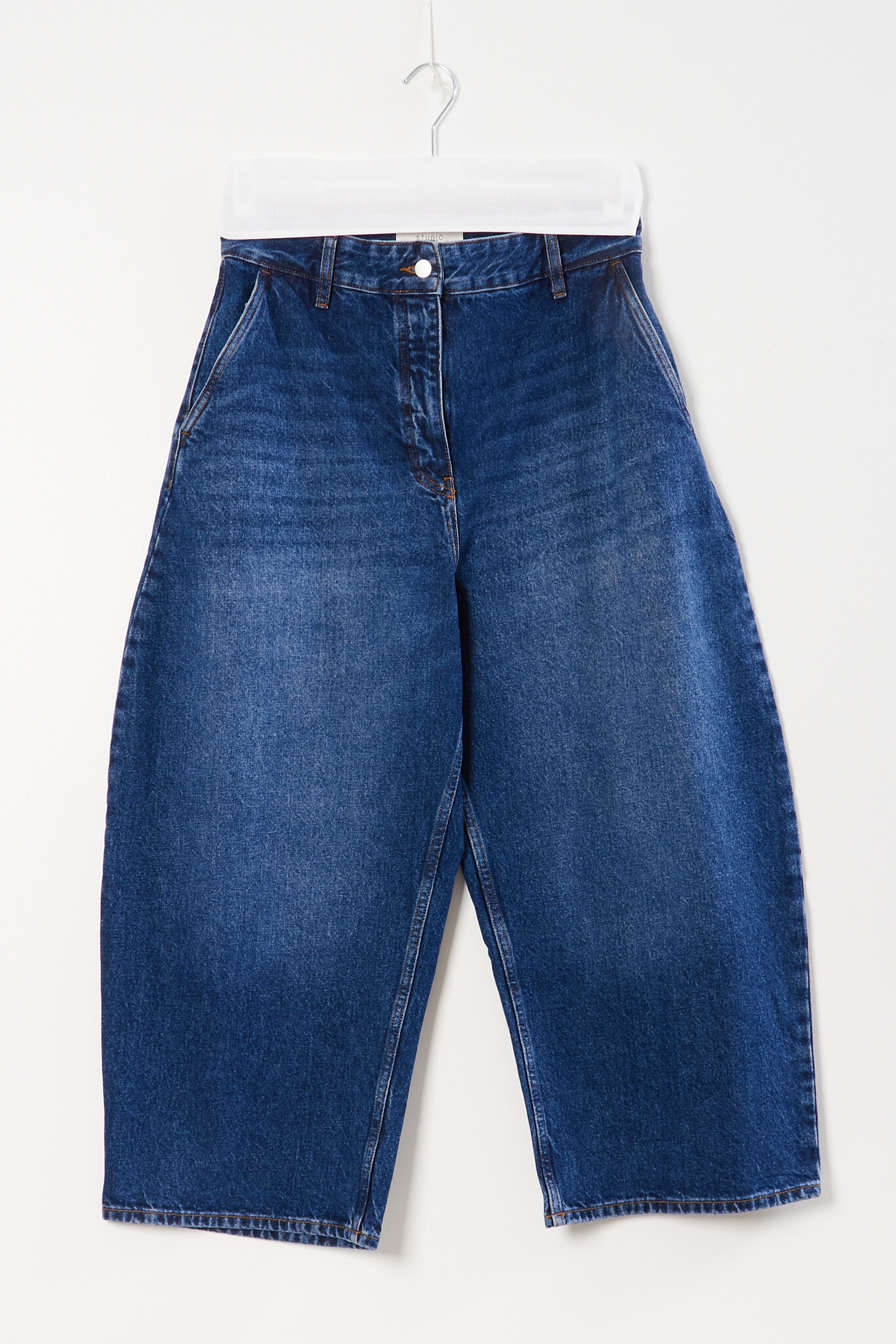 Studio Nicholson Chalco wide crop regen denim