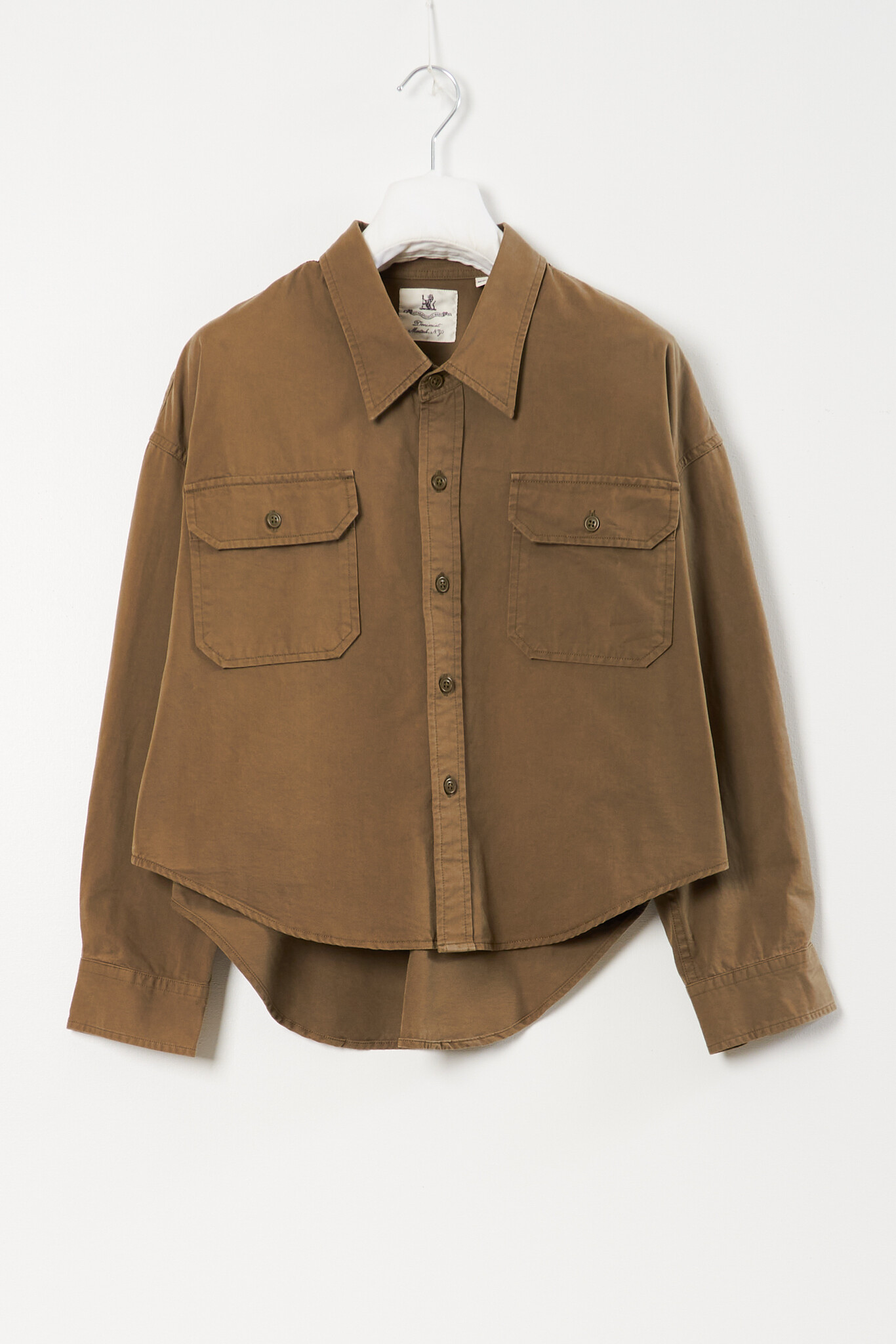 Denimist Cropped utility shirt