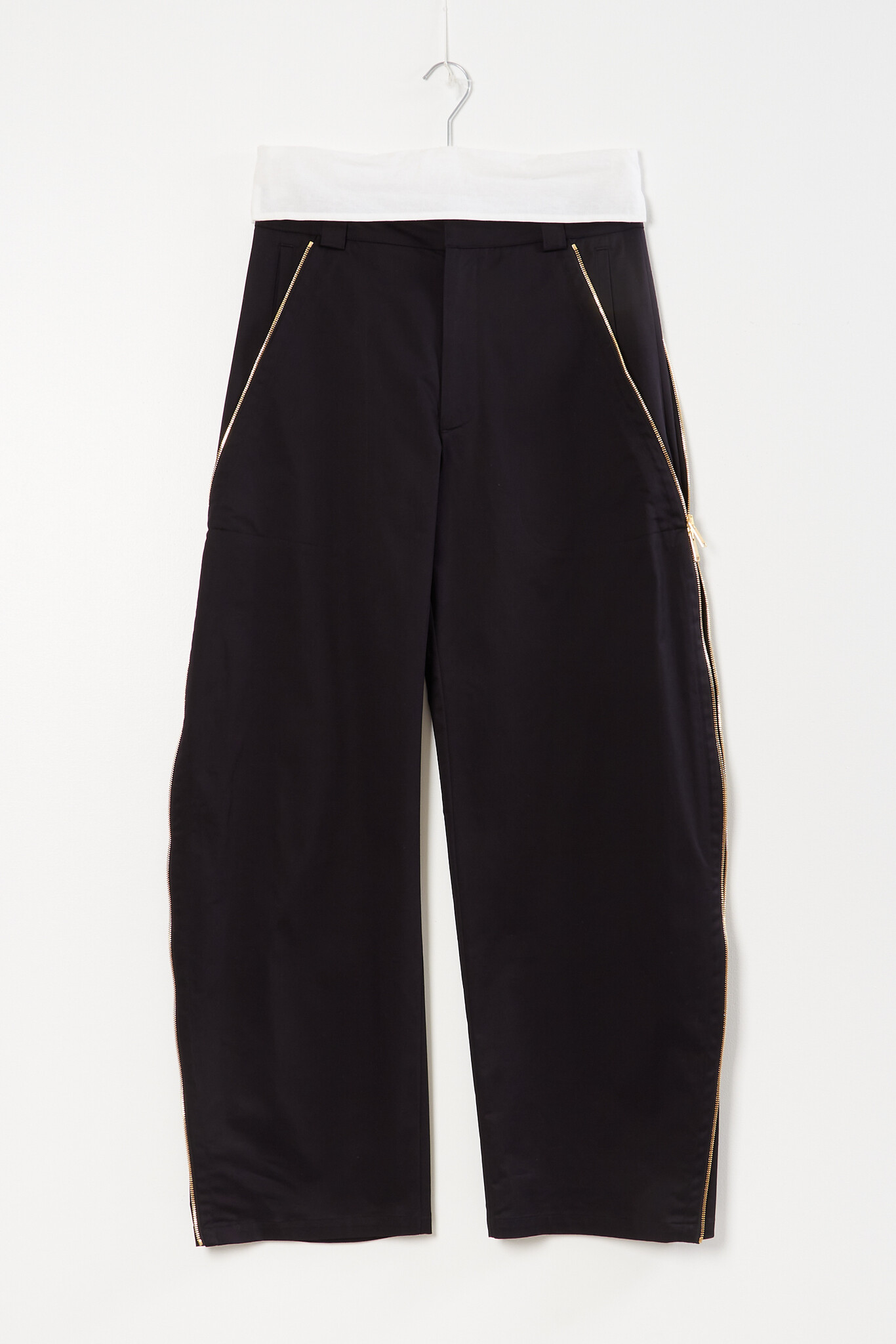 Darkpark - Peggy zip barrel leg pants