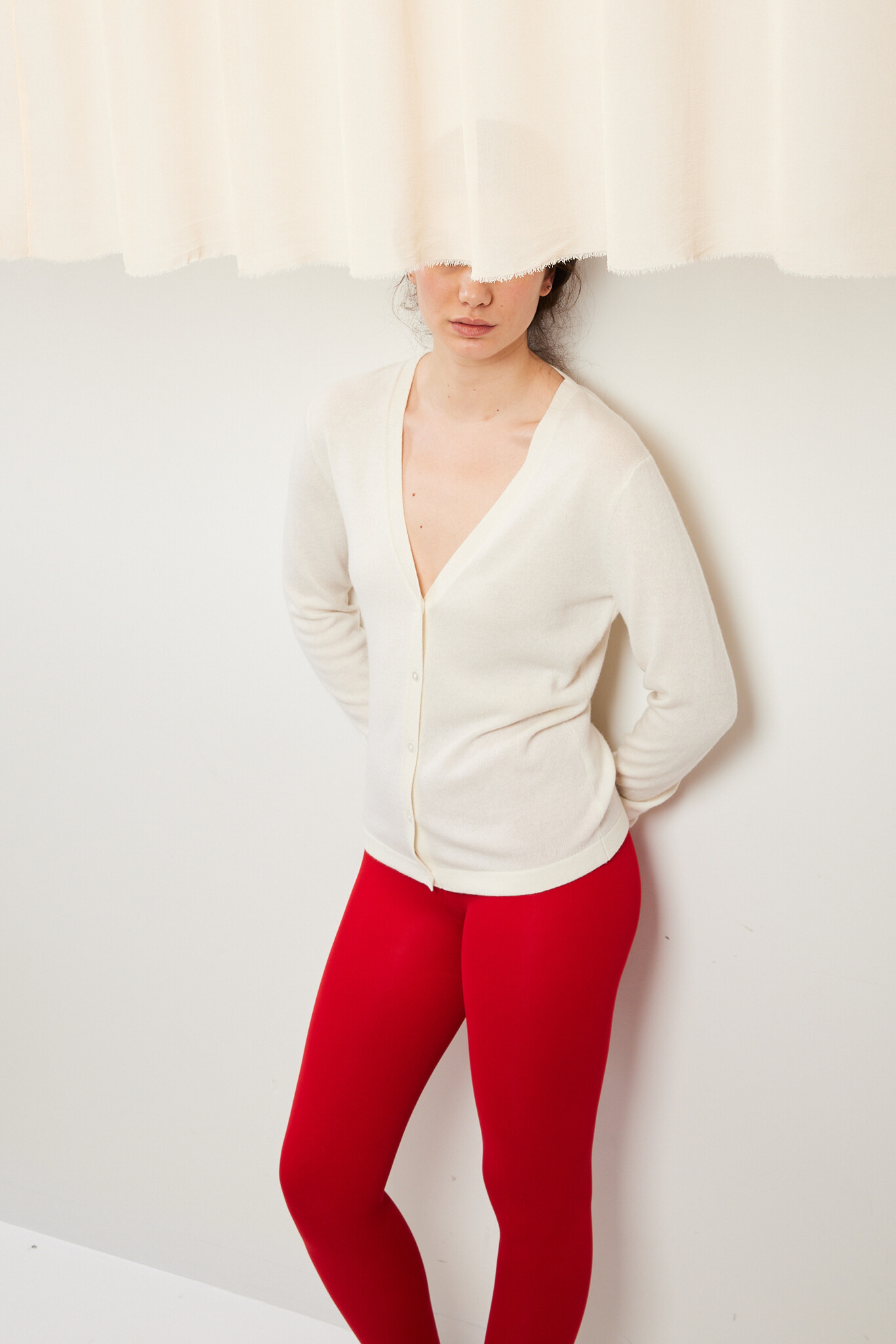 Rhea - Rhea181 wool cashmere V cardigan