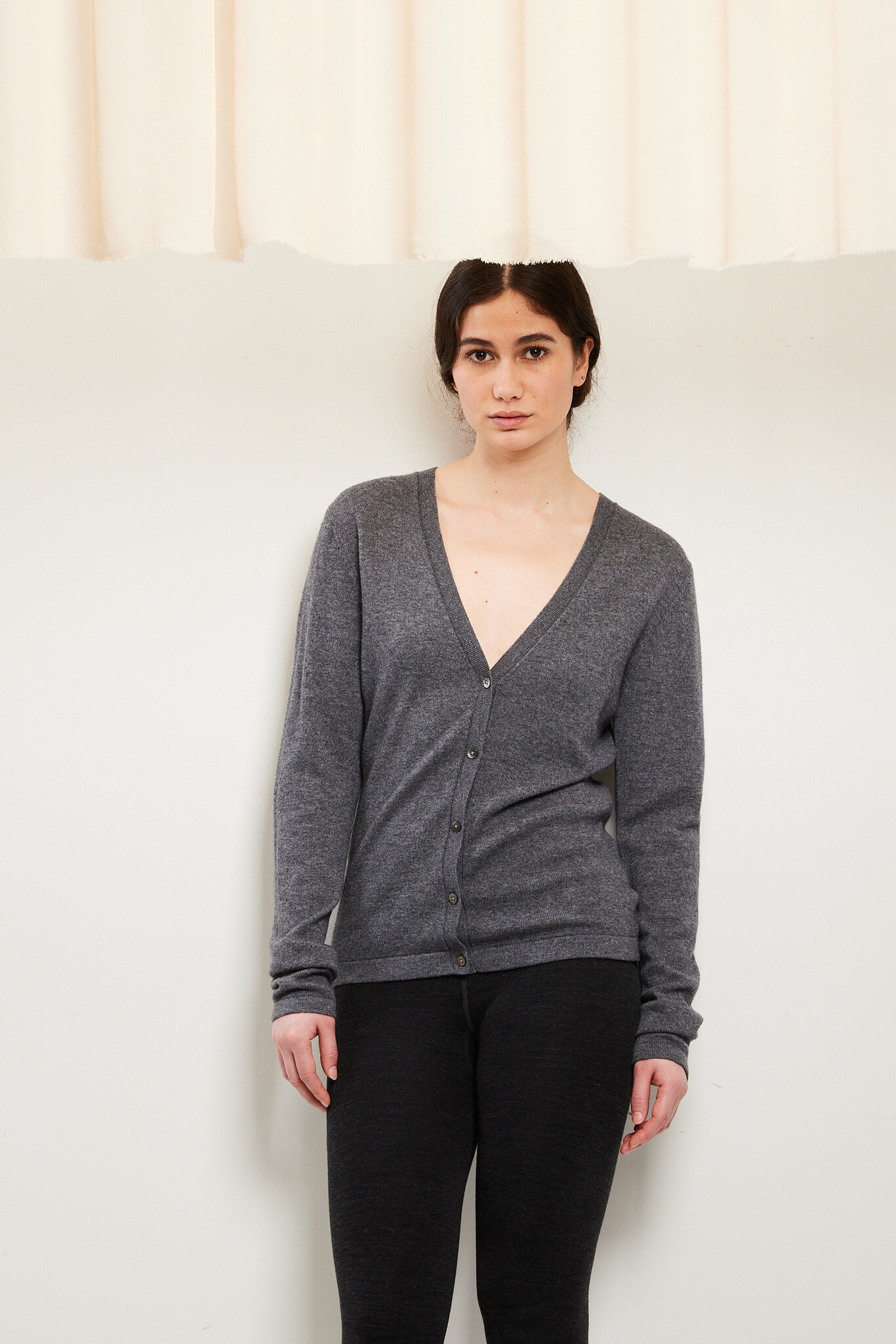 Rhea - Rhea182 wool cashmere  V cardigan