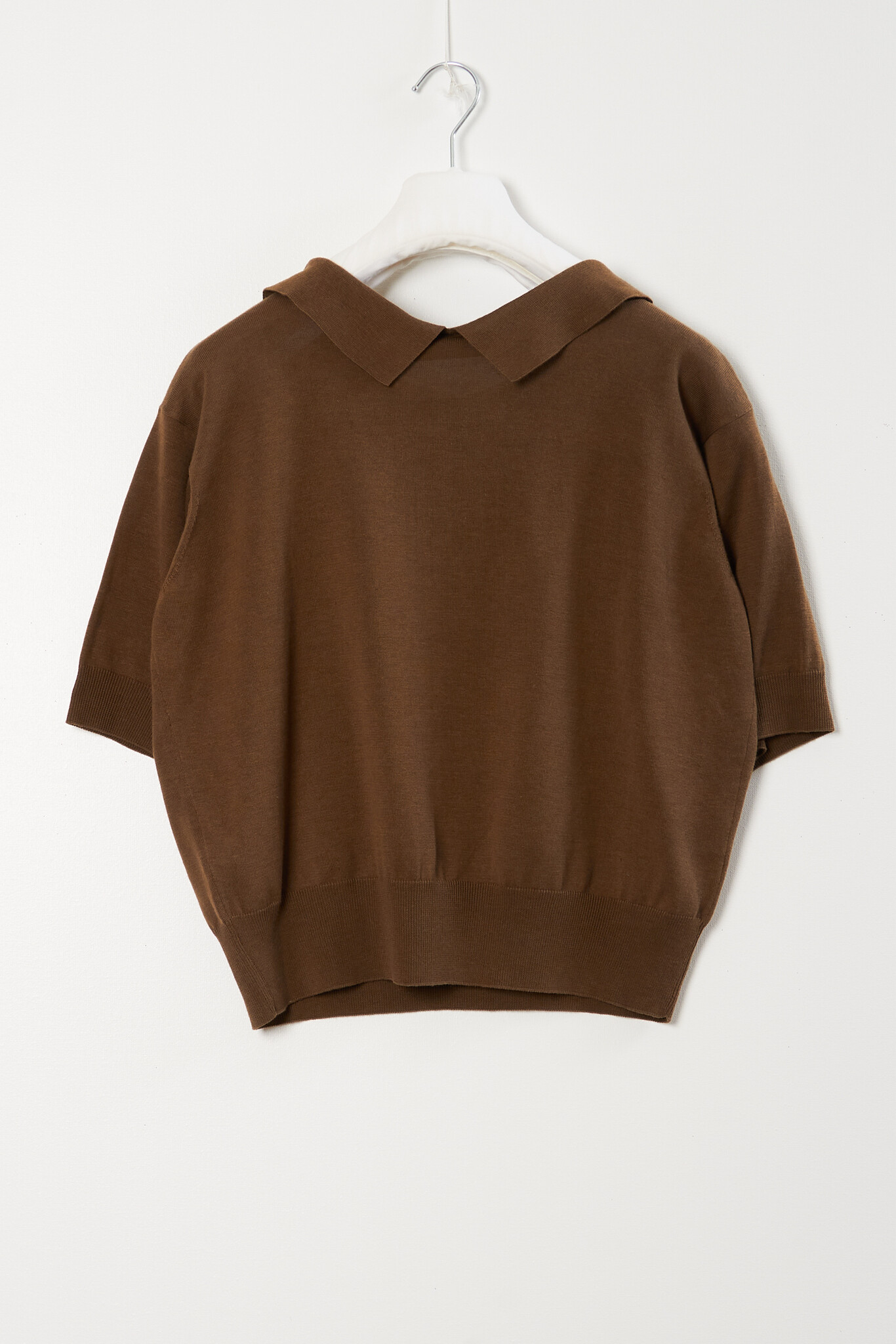 Margaret Howell - Collared fine linen t-shirt