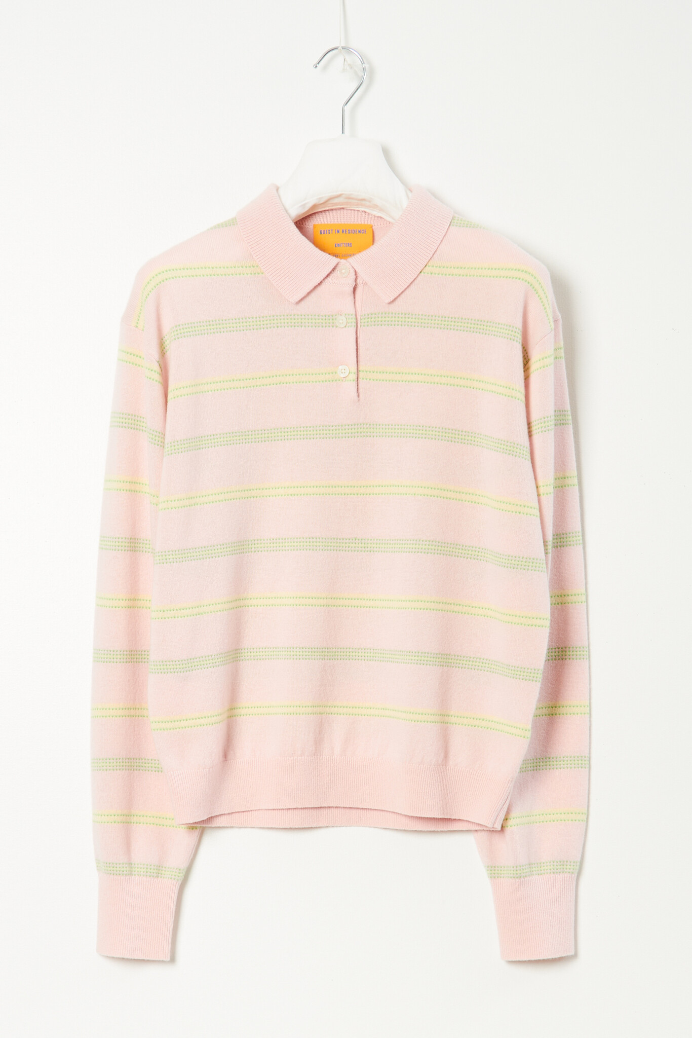 Guest in Residence - Collegiate stripe polo