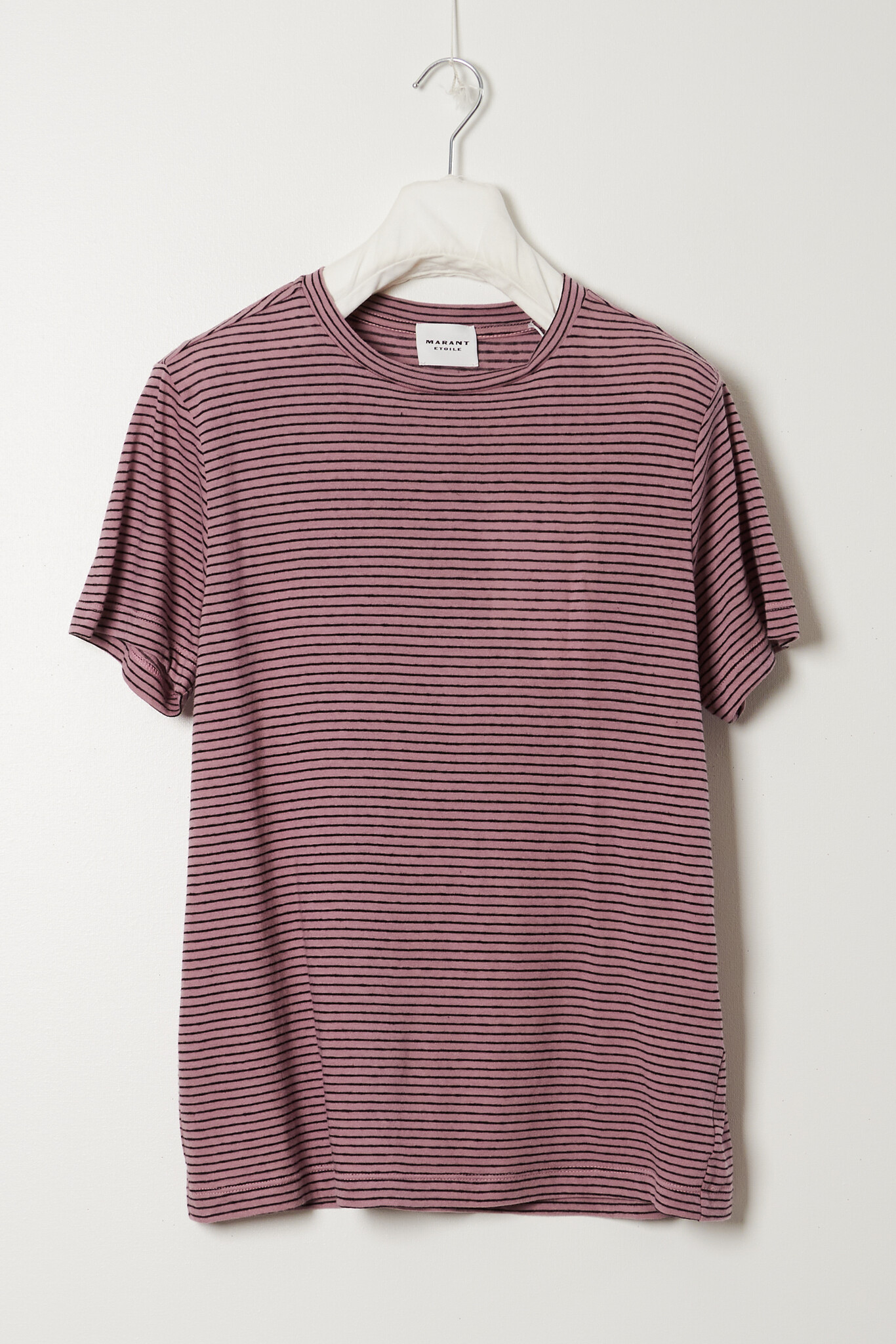 Marant Etoile - Zewel striped linen t-shirt