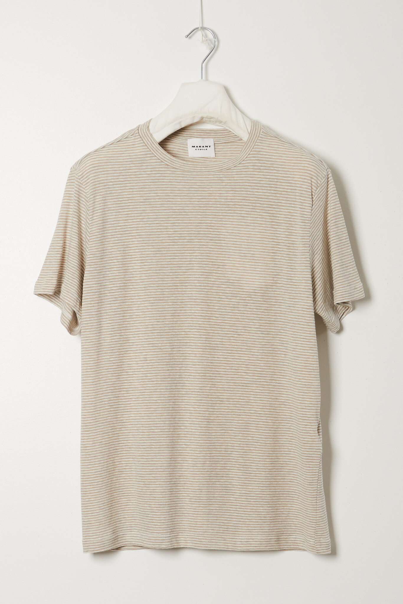 Marant Etoile - Zewel striped linen t-shirt