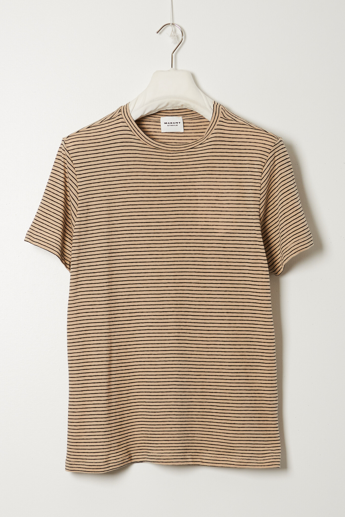 Marant Etoile - Zewel striped linen t-shirt