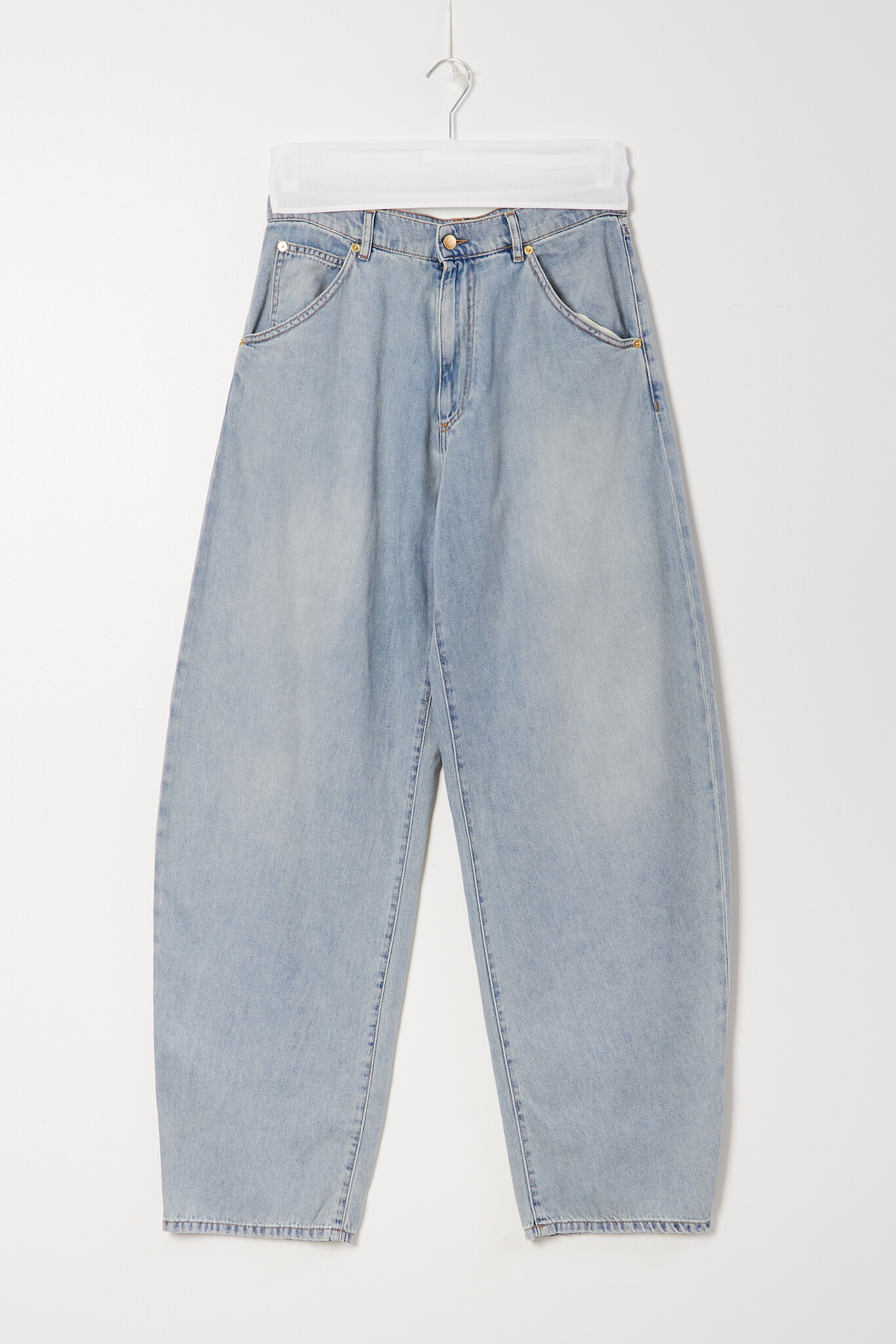 Darkpark - Khris barrel leg tencel denim