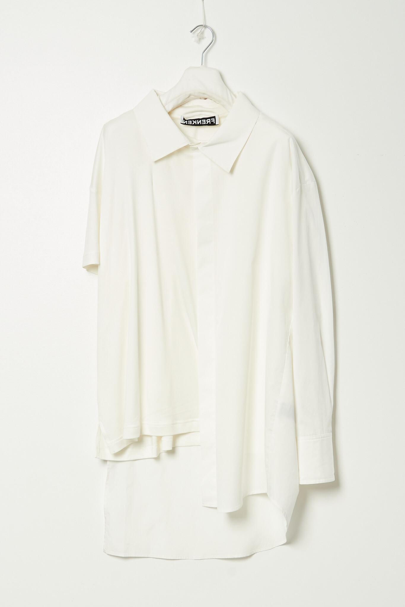 Frenken - Half cotton silk jersey top