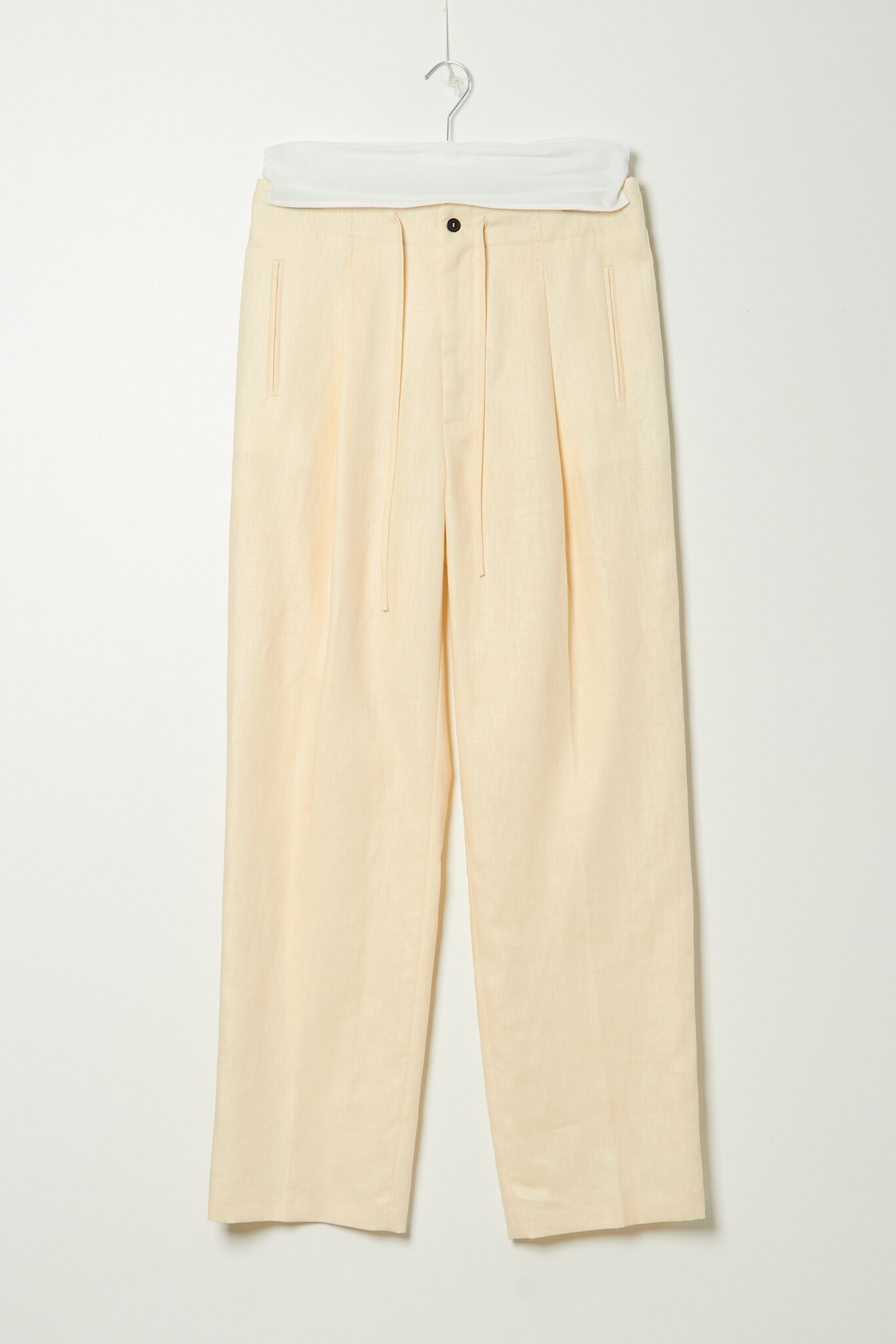 Frenken - Waist washed linen trousers