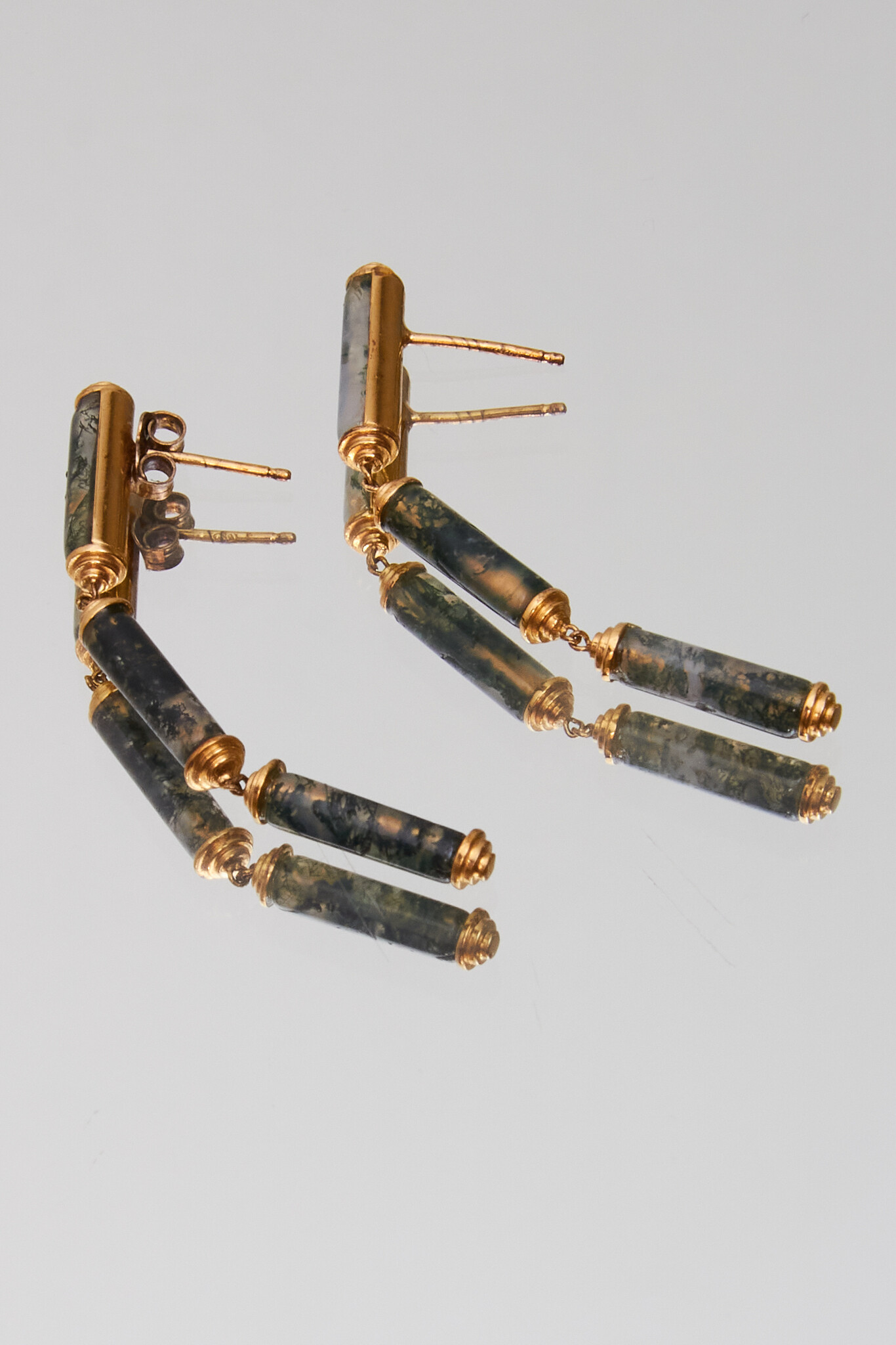 Agate earrings agate one size