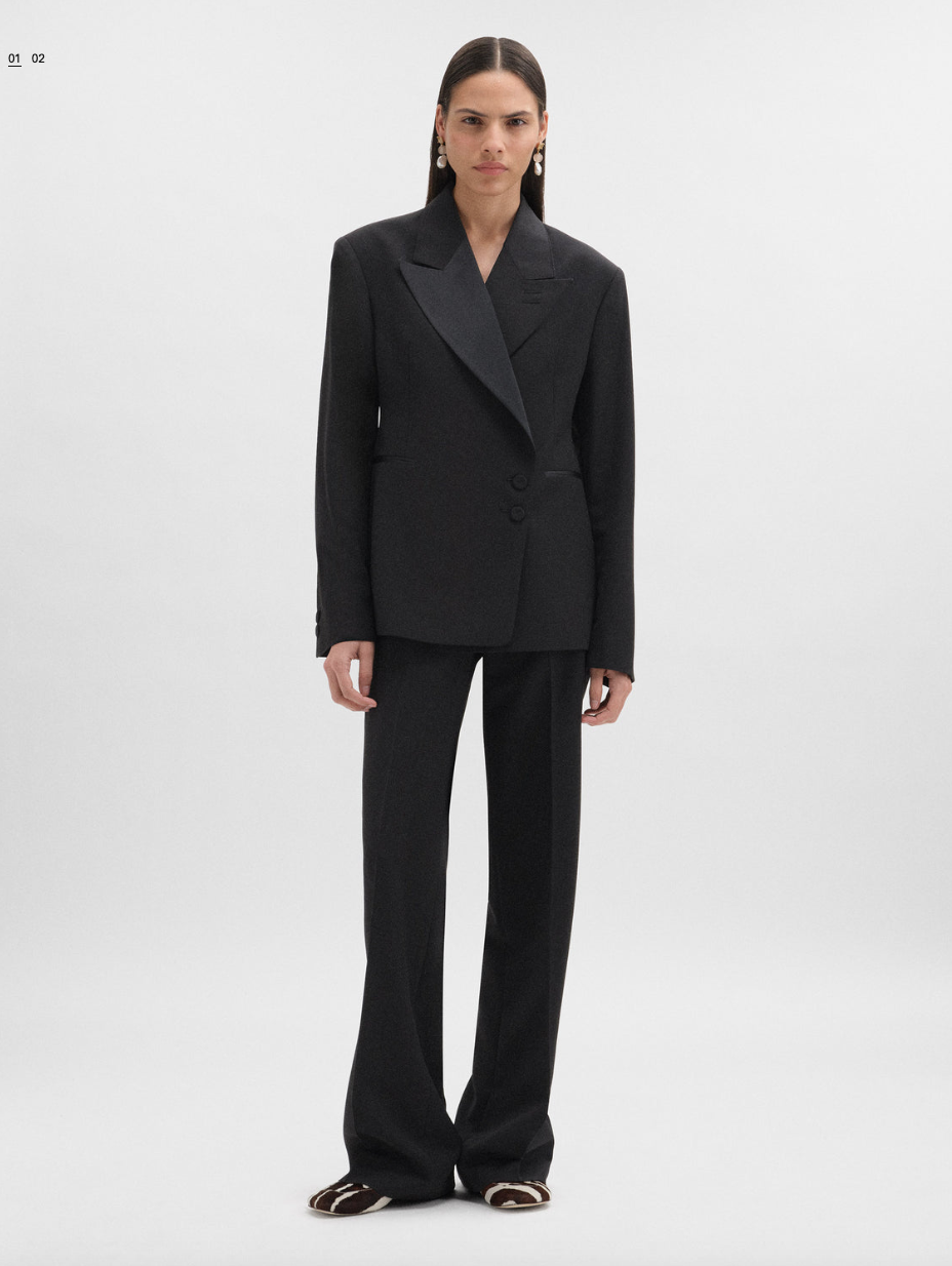 Wales Bonner - Gallery tuxedo trousers