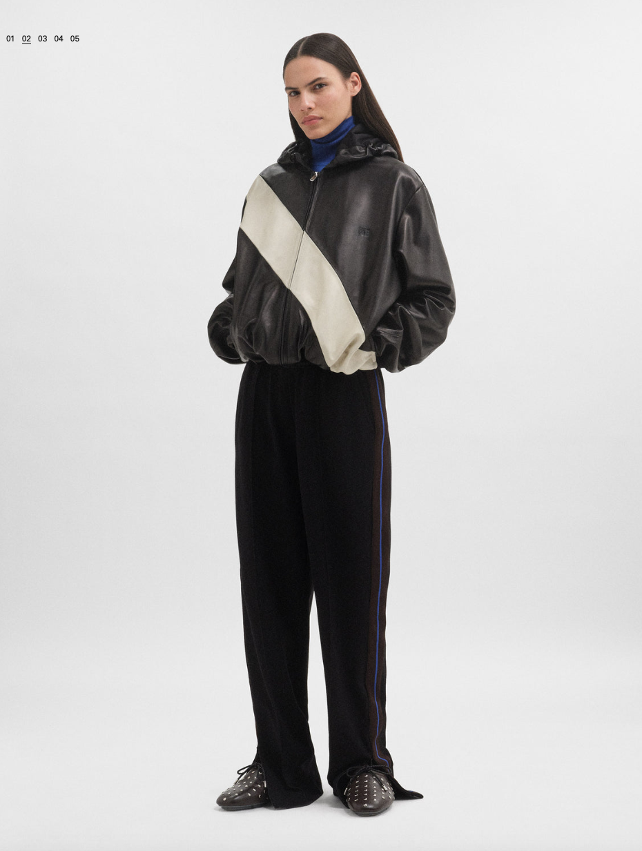 Wales Bonner - Vista leather anorak