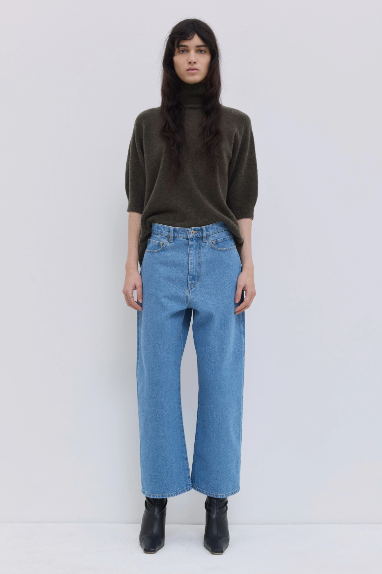 Christian Wijnants - Pavia cropped wide leg denim