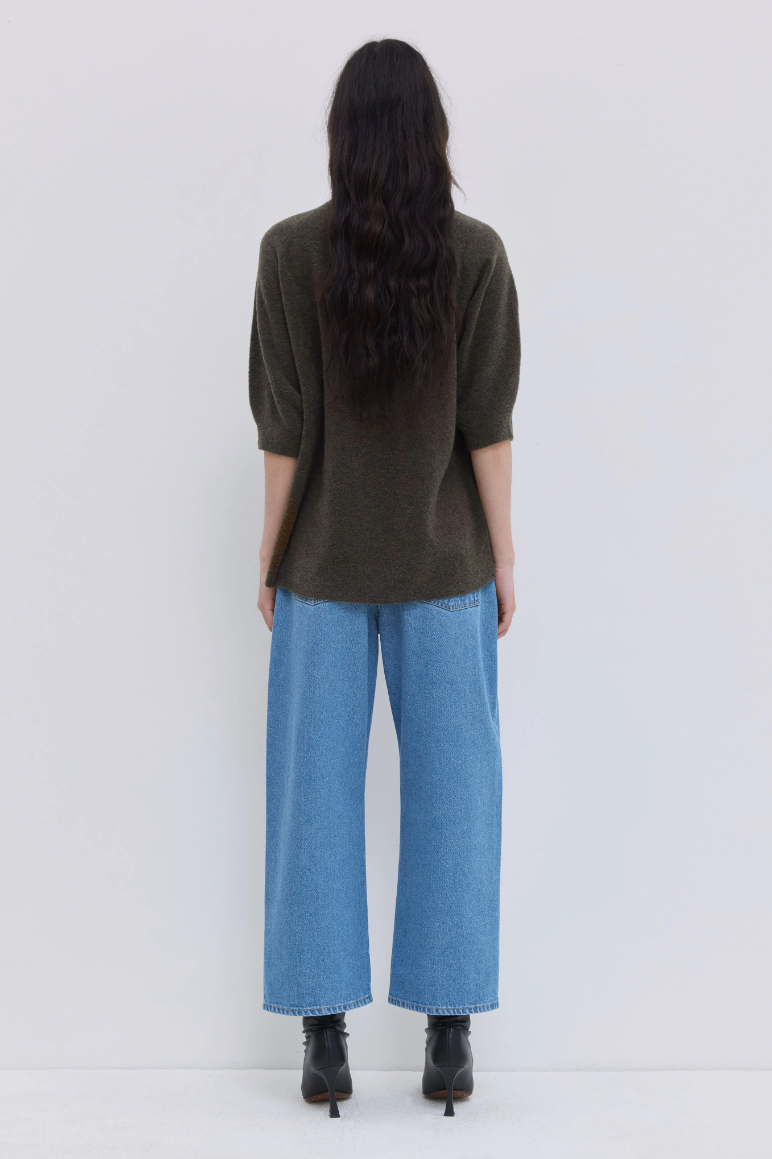 Christian Wijnants - Pavia cropped wide leg denim