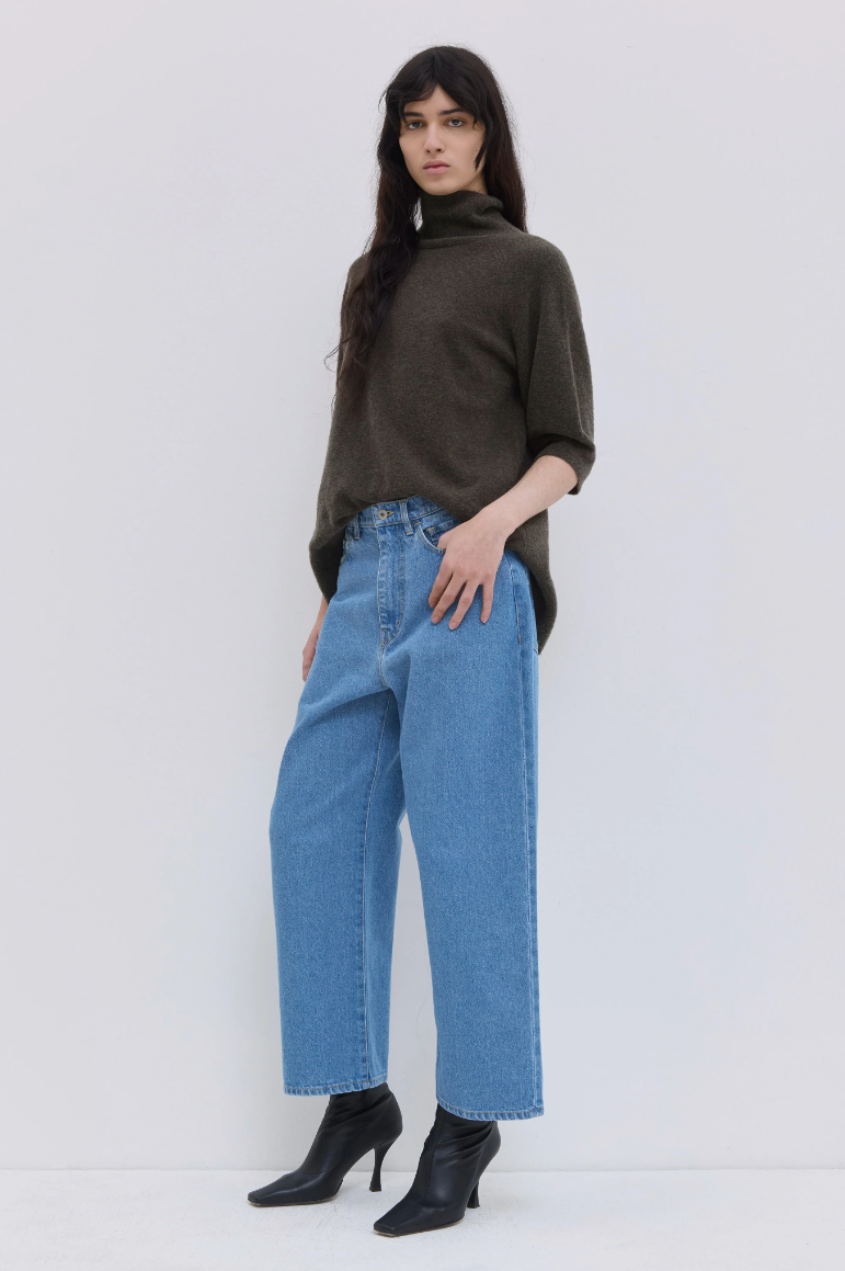 Christian Wijnants - Pavia cropped wide leg denim