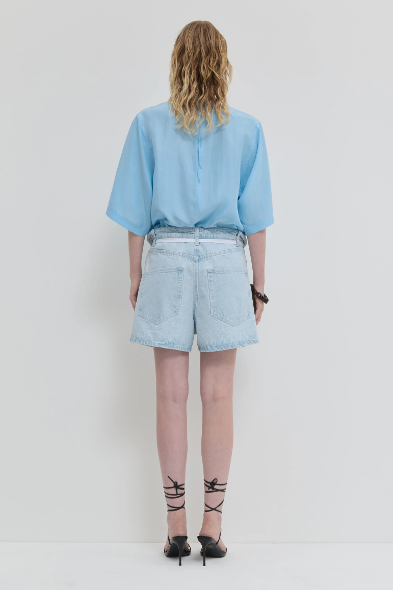 Christian Wijnants - Potali denim shorts