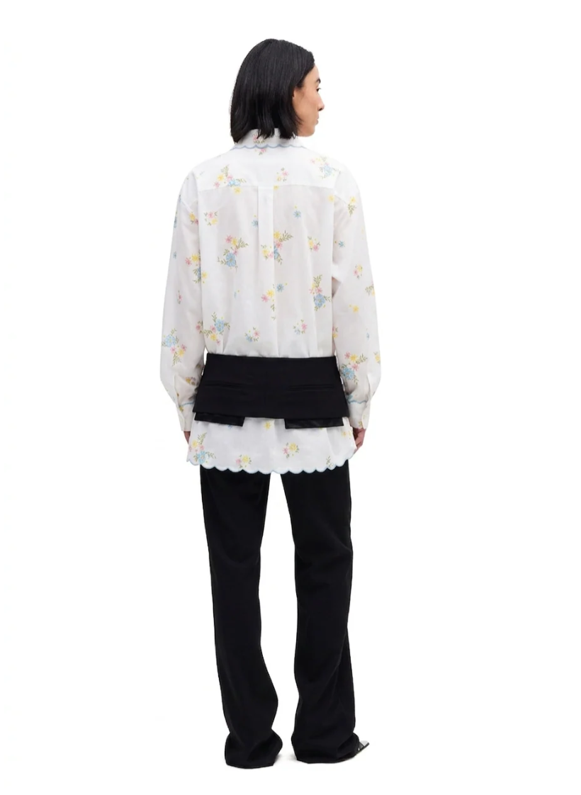 Julie Kegels - Cara recycled tablecloth shirt