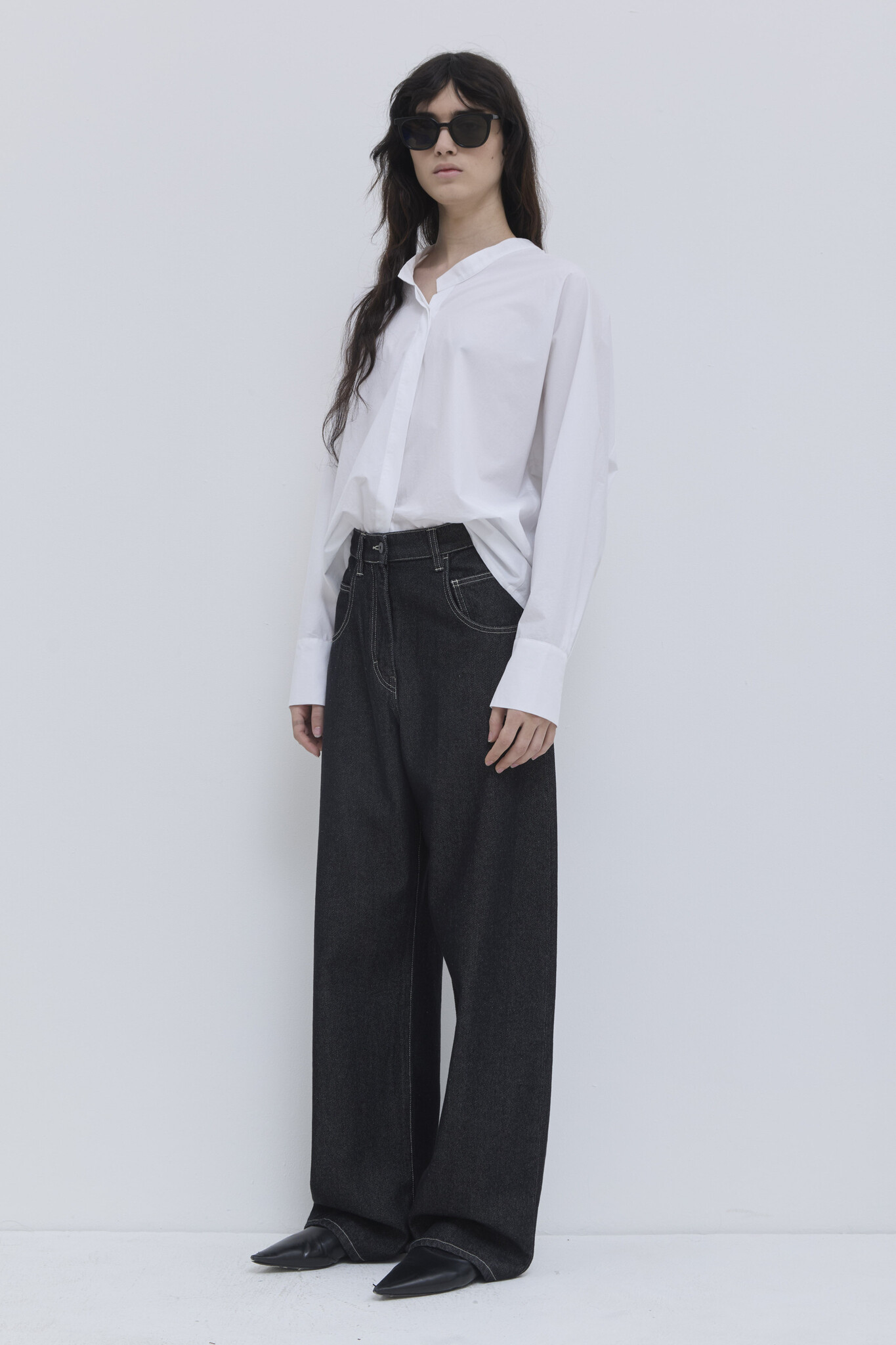 Christian Wijnants - Patan long wide leg denim