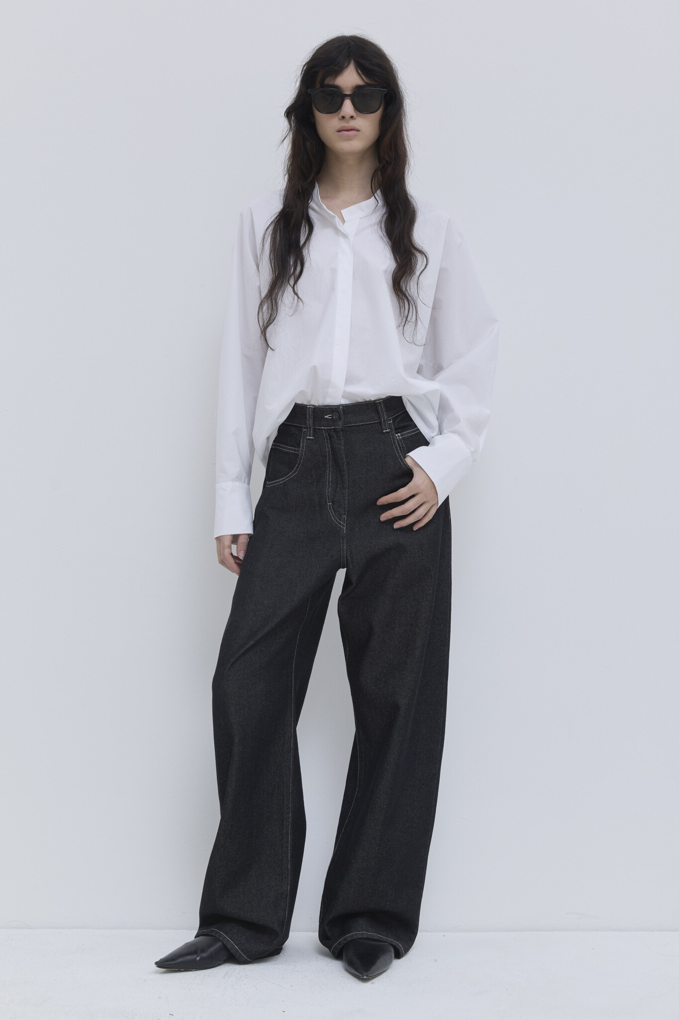 Christian Wijnants - Patan long wide leg denim