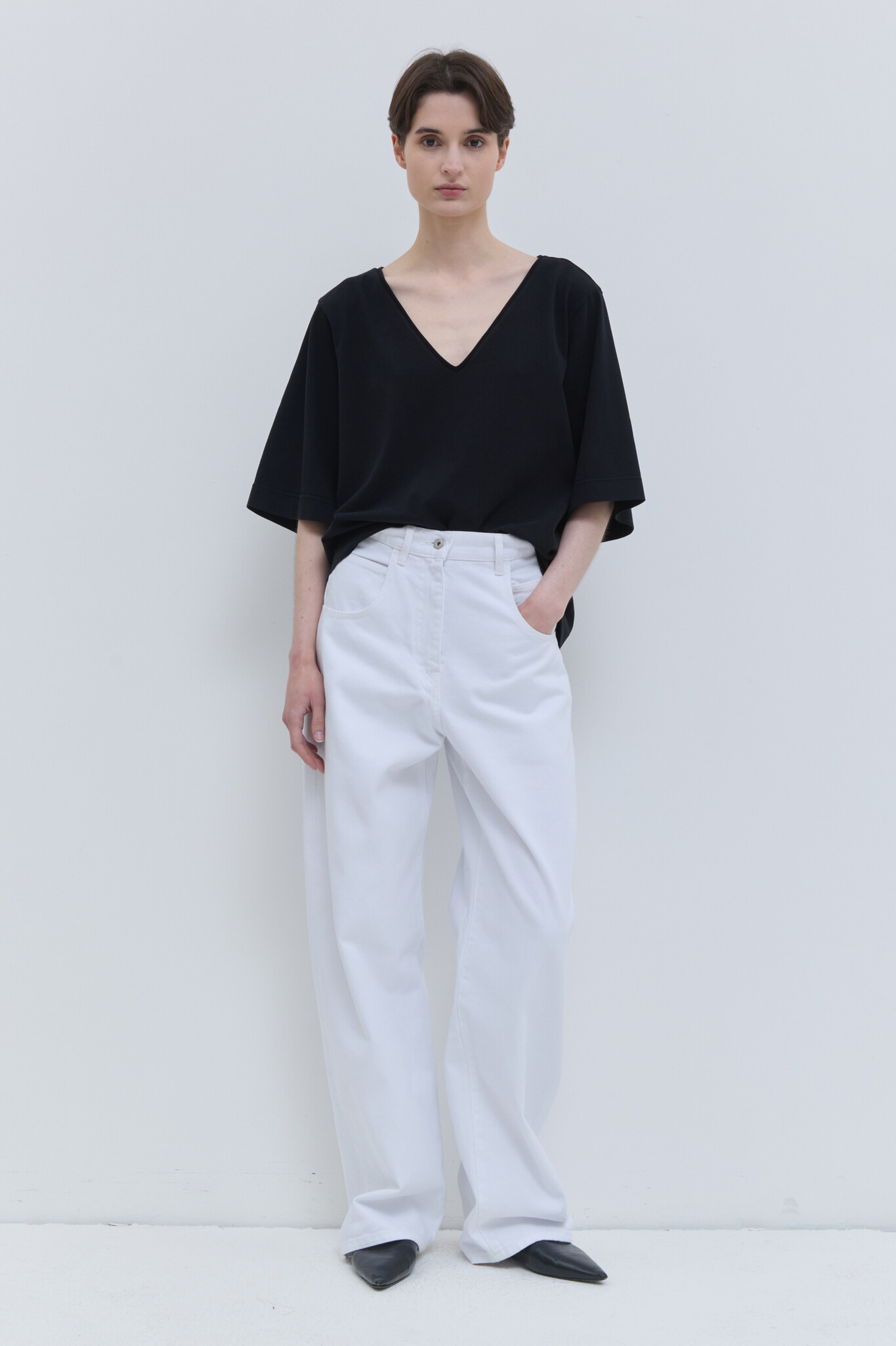Christian Wijnants - Patan long wide leg denim