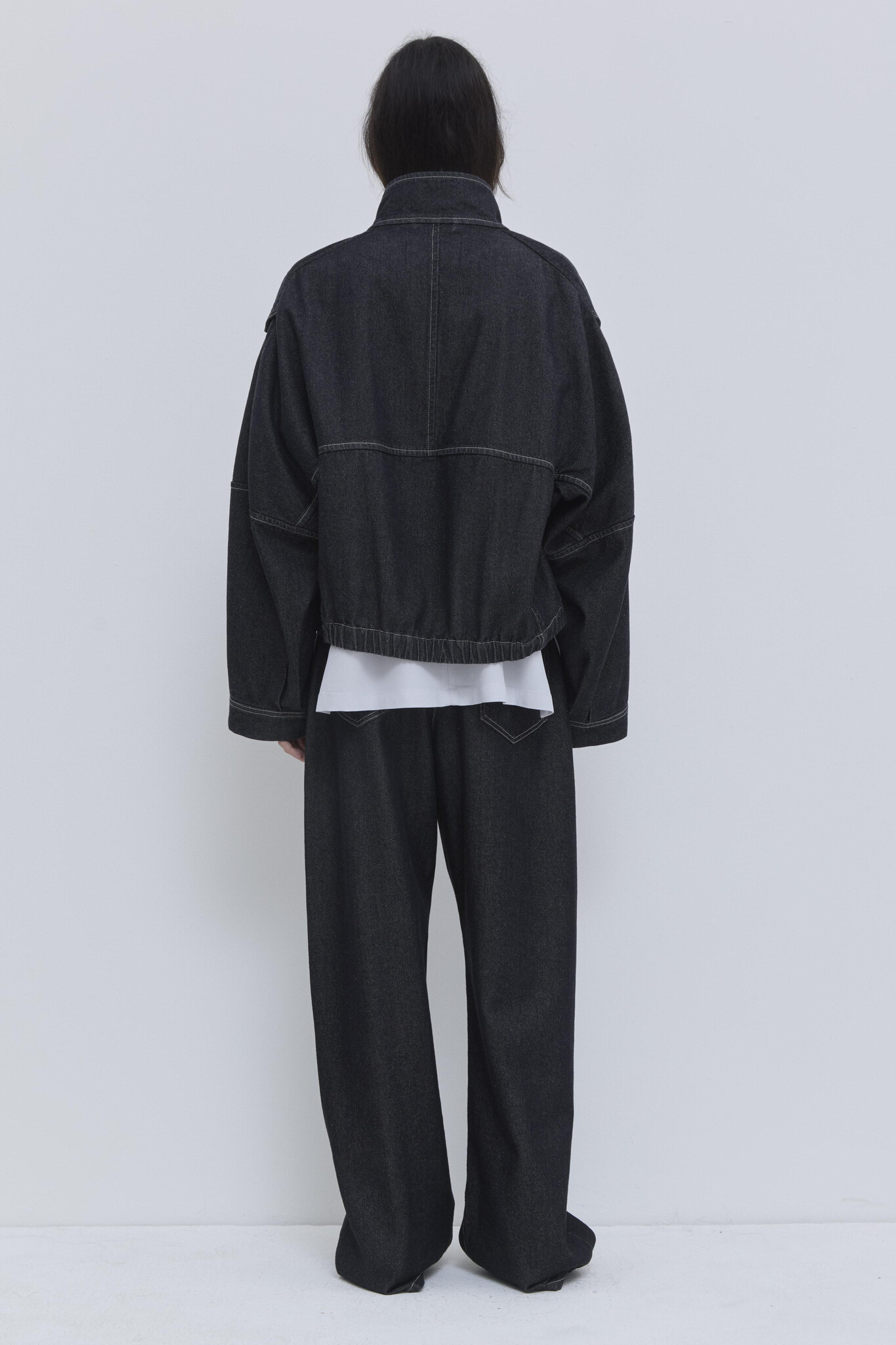 Christian Wijnants - Jola cropped denim jacket