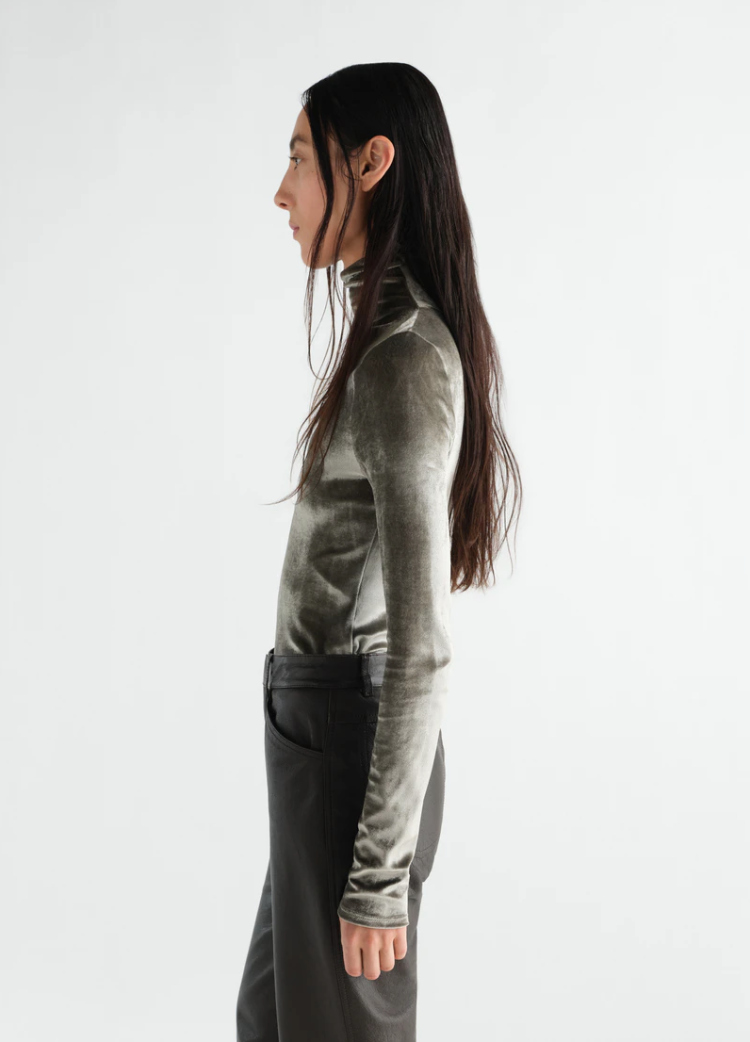 Lemaire - Fitted high neck top