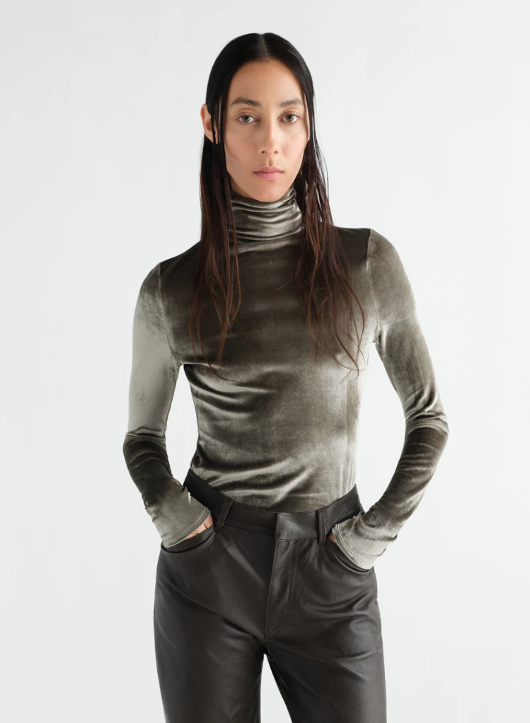 Lemaire - Fitted high neck top
