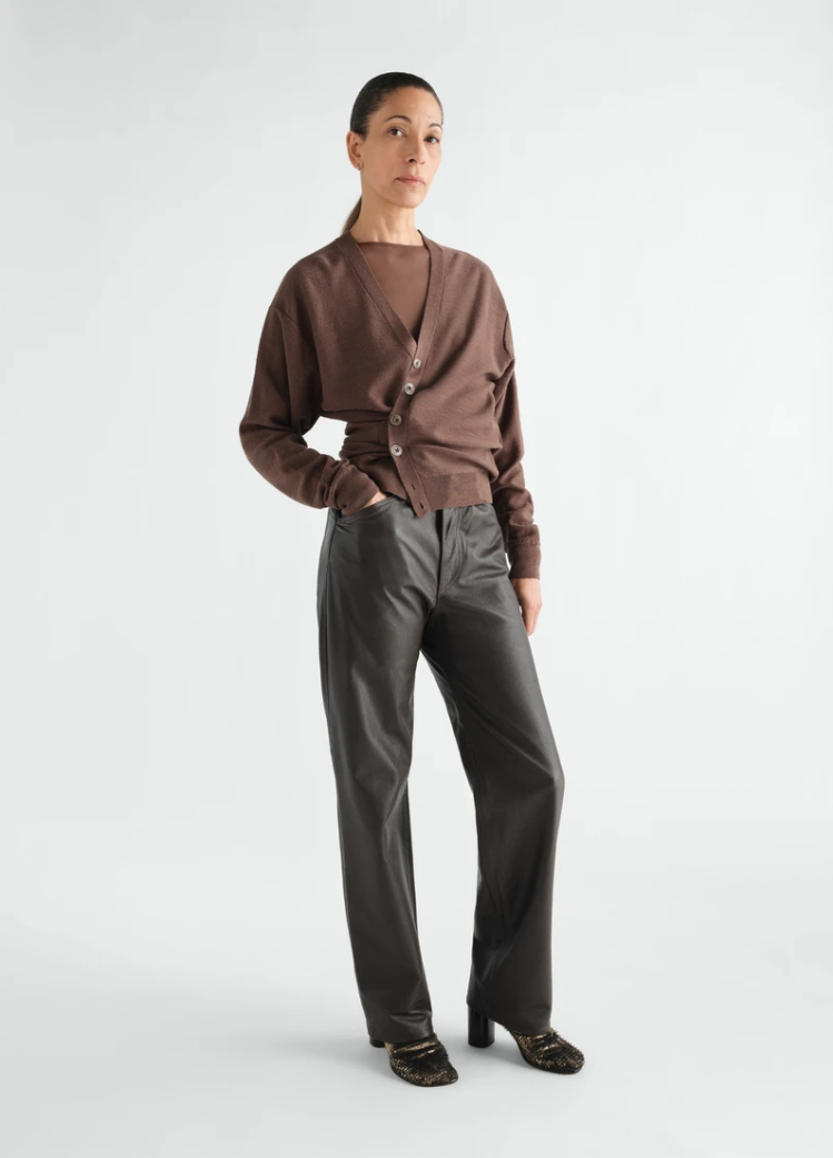 Lemaire - Relaxed twisted cardigan