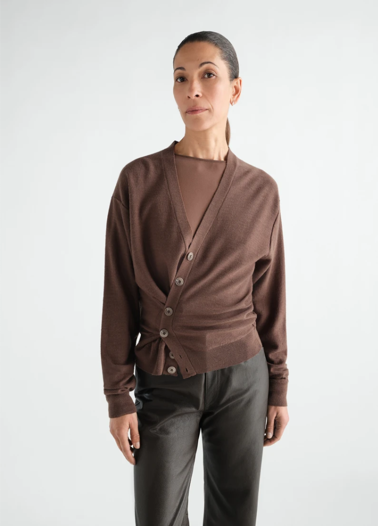 Lemaire - Relaxed twisted cardigan