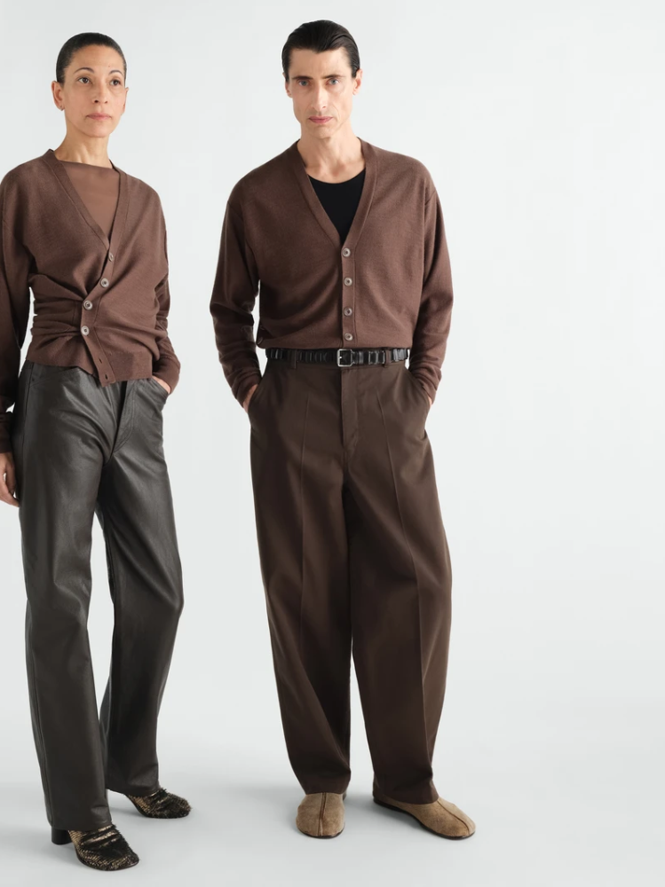 Lemaire - Relaxed twisted cardigan