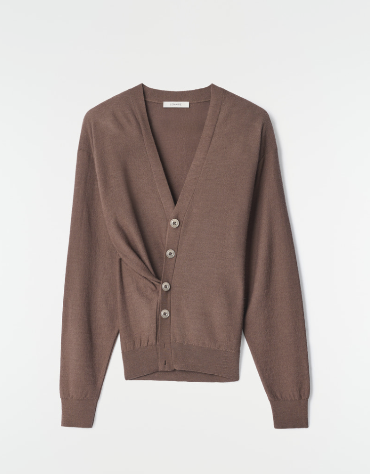 Lemaire - Relaxed twisted cardigan