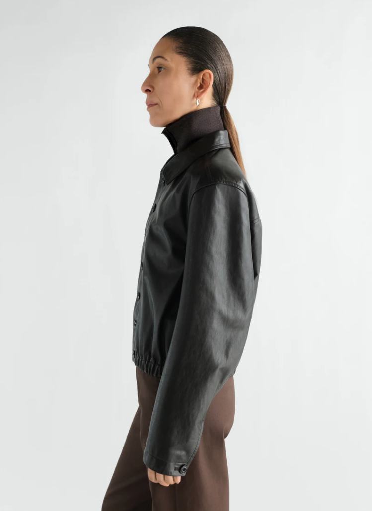 Lemaire - Soft leather blouson