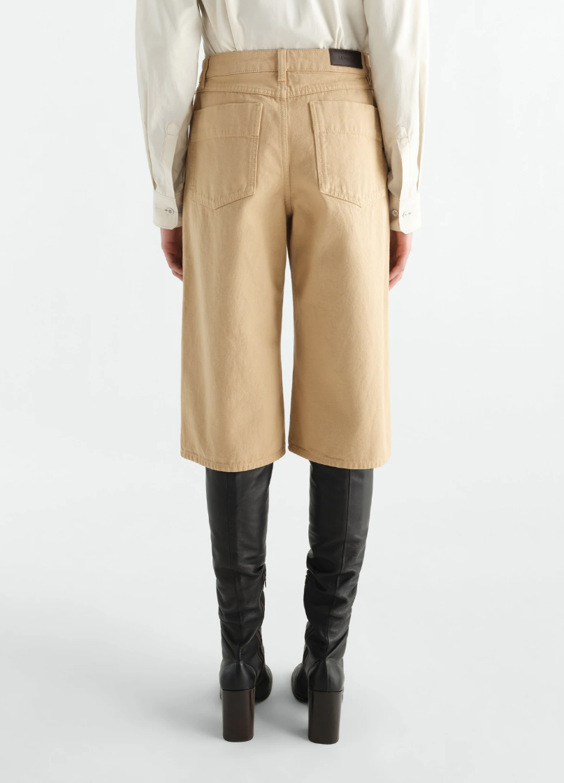 Lemaire - 5 pocket bermudas