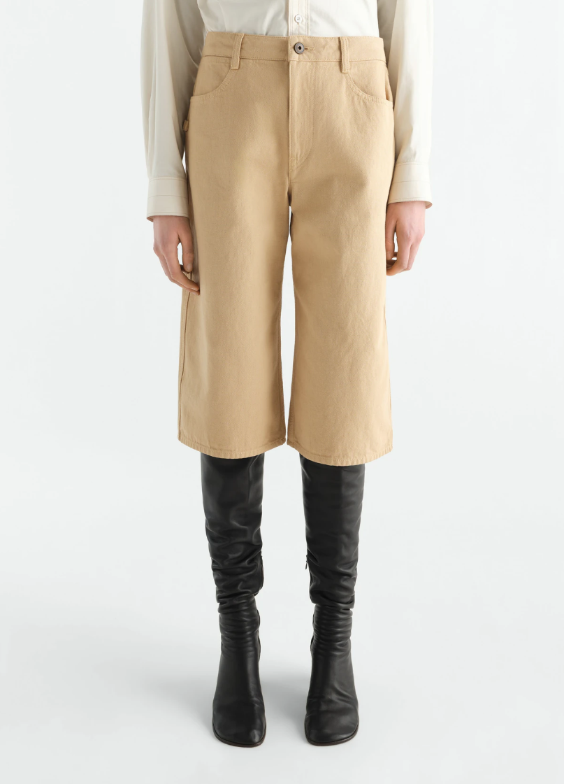 Lemaire - 5 pocket bermudas