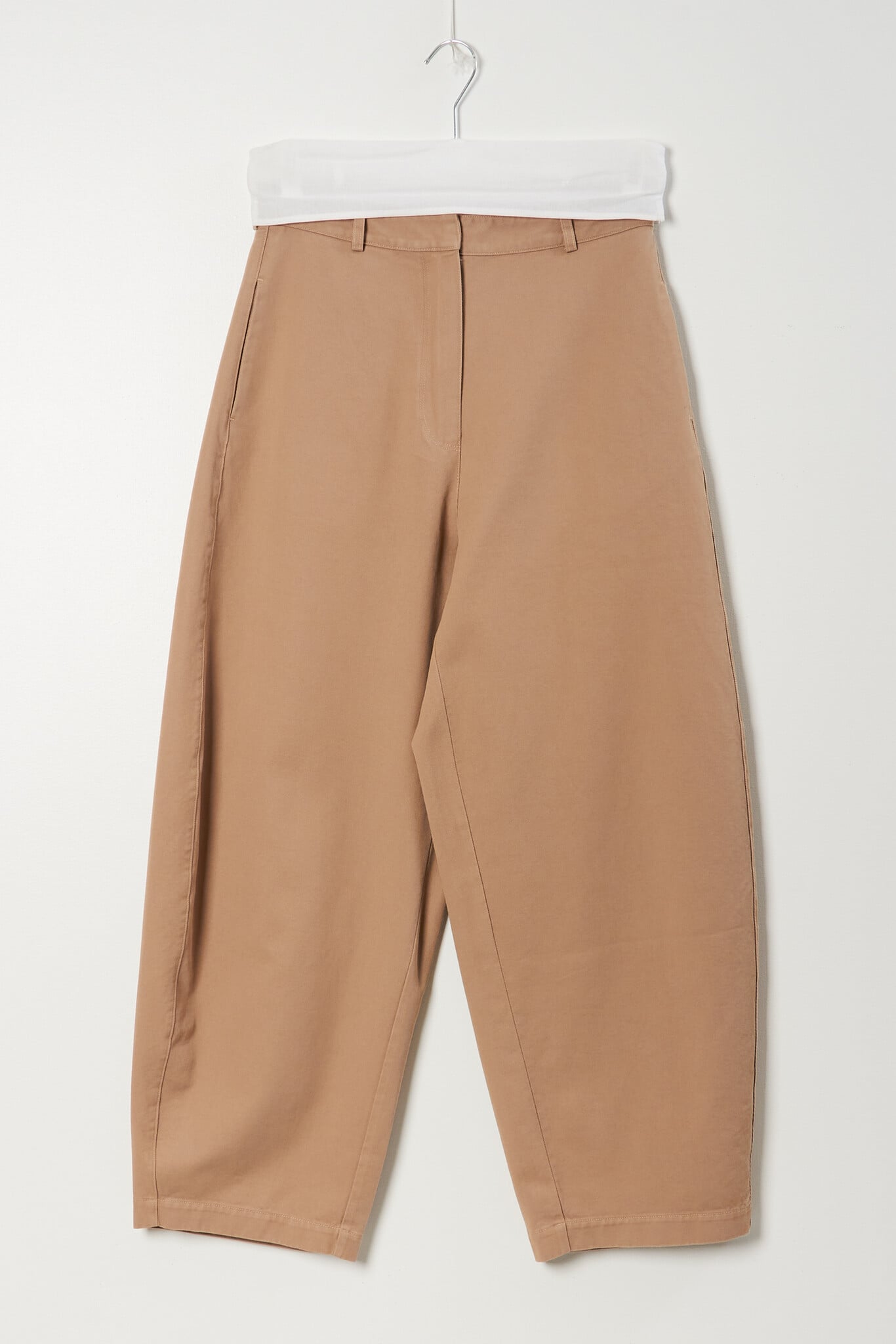Cordera - Cotton curved pants