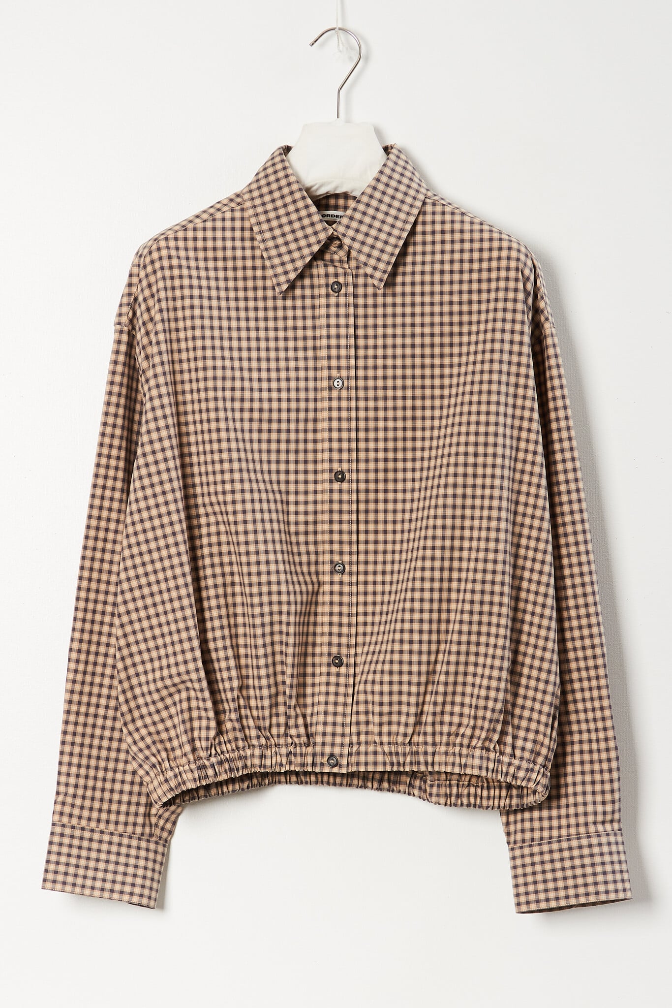 Cordera - Checked bomber shirt