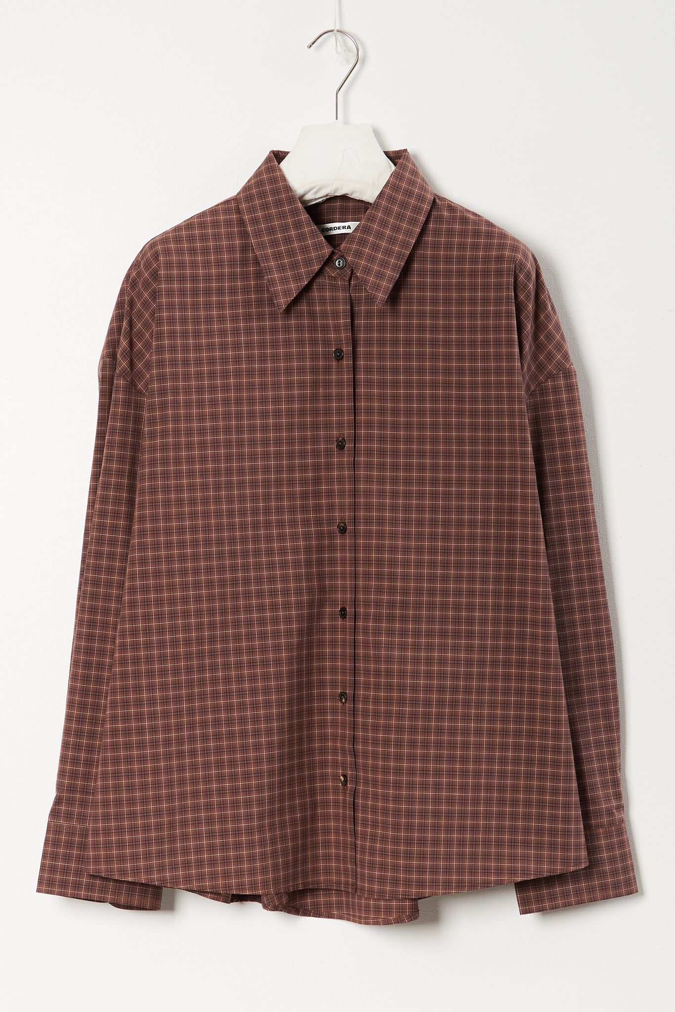 Cordera - Checked oversized shirt