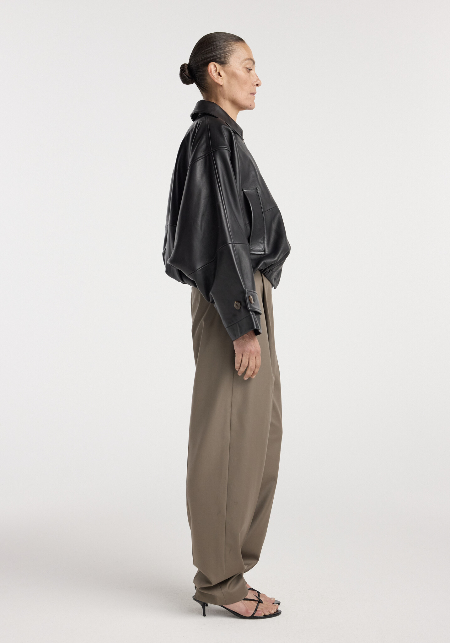 Róhe - Leather blouson jacket