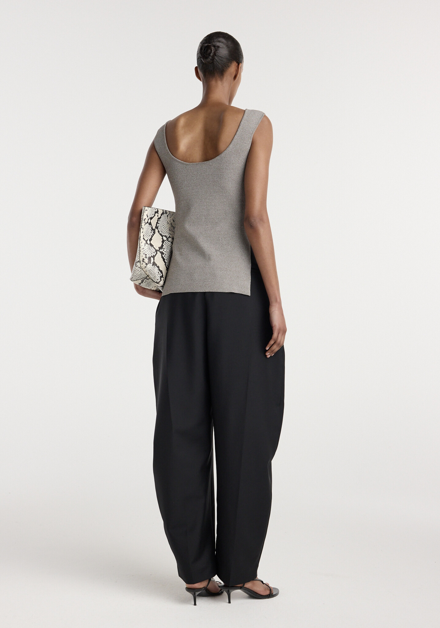 Róhe - Bustier shaped side slit top