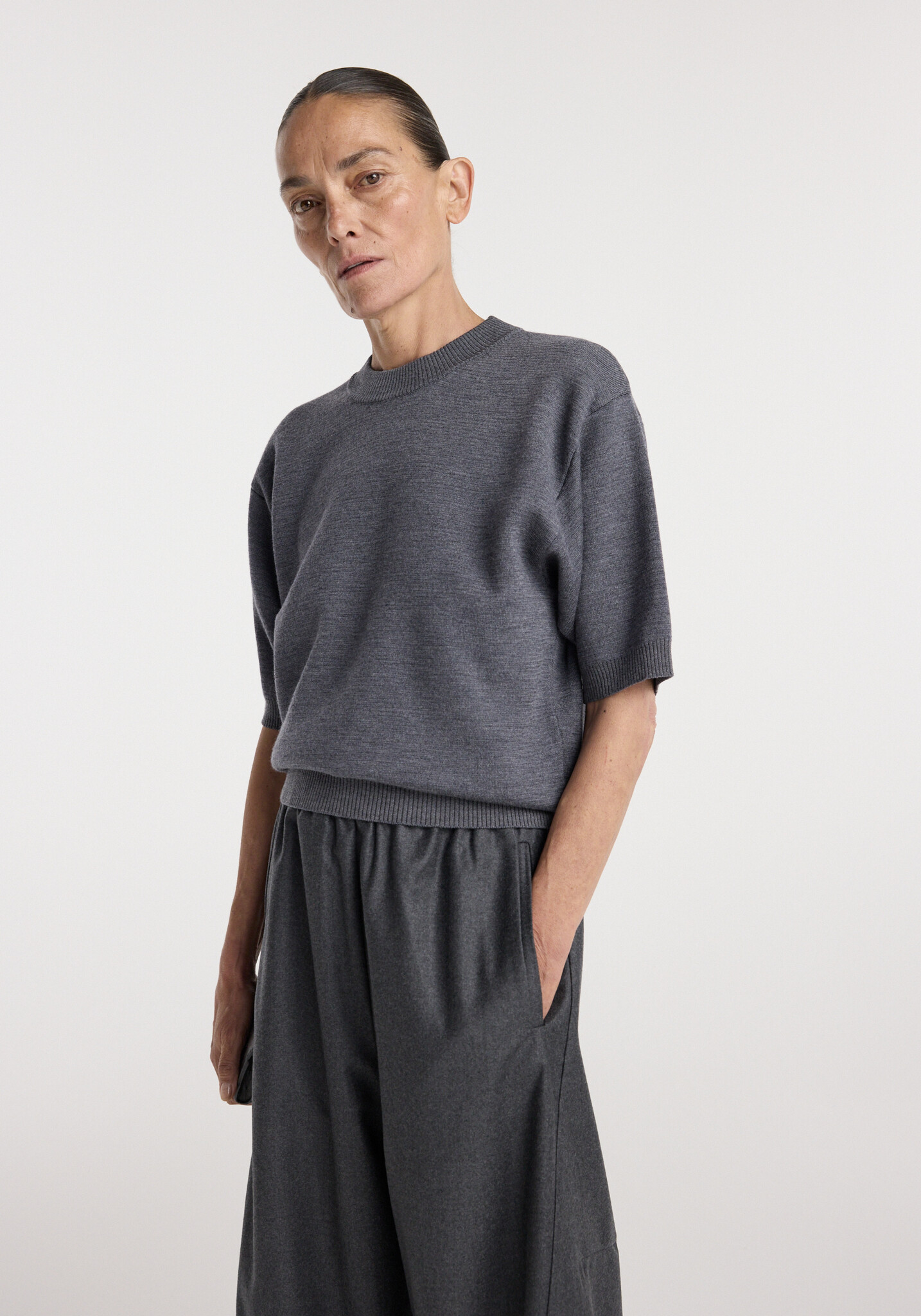 Róhe - Compact knitted top