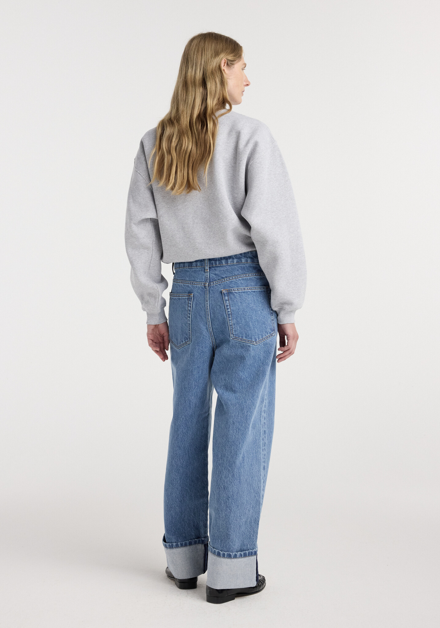 Róhe - Rixt Turn-up baggy denim