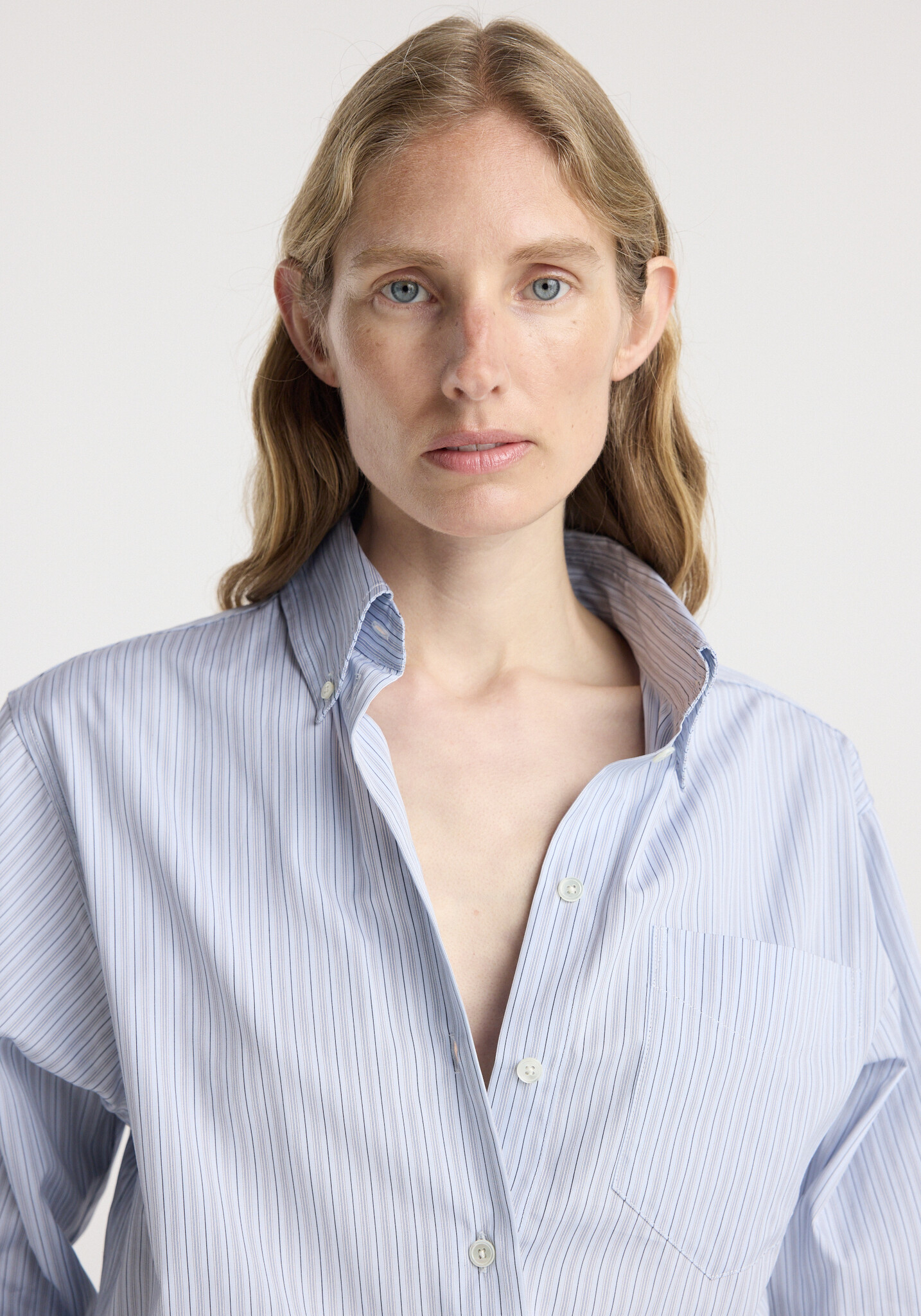 Róhe - Oxford striped shirt