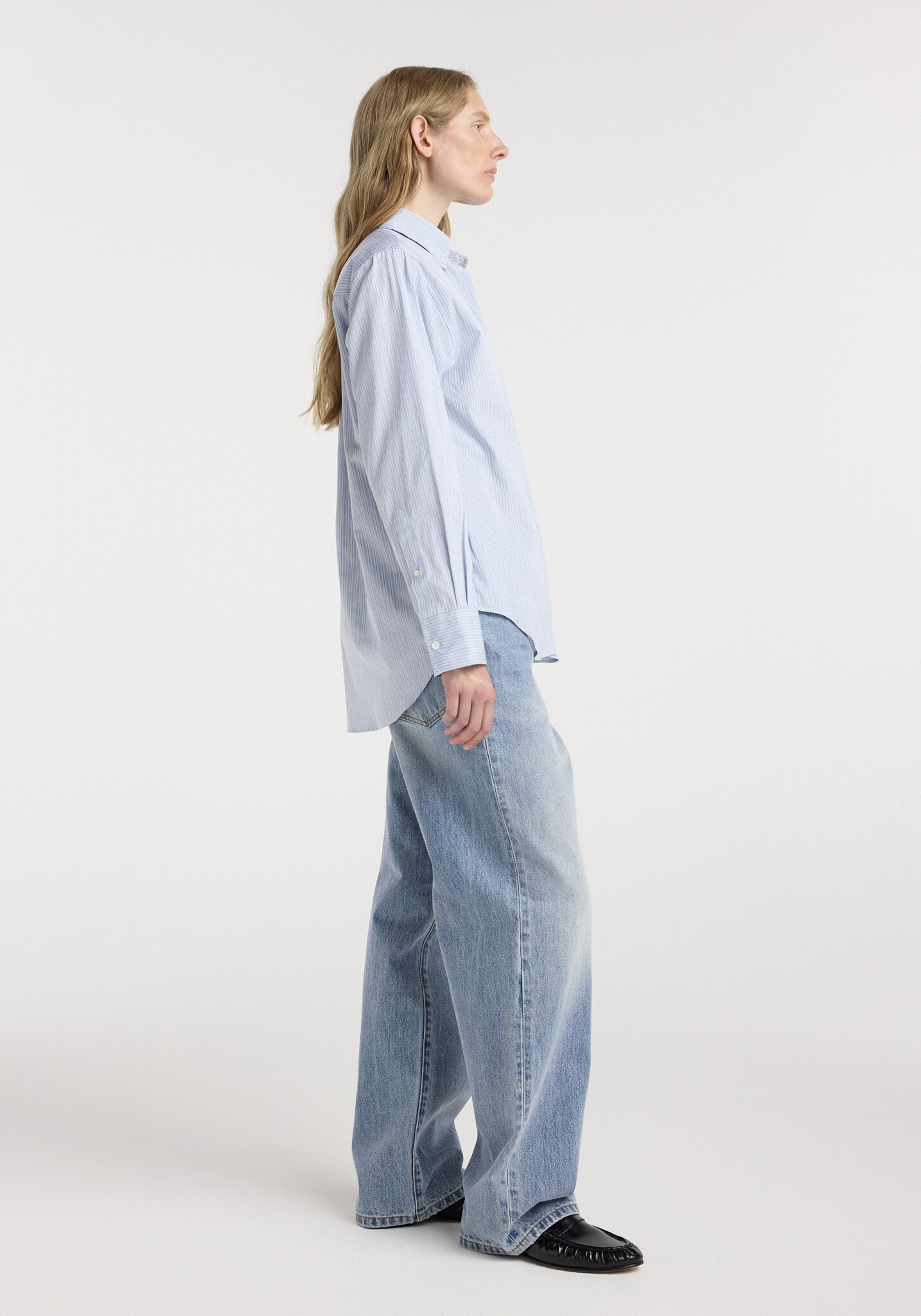 Róhe - Oxford striped shirt