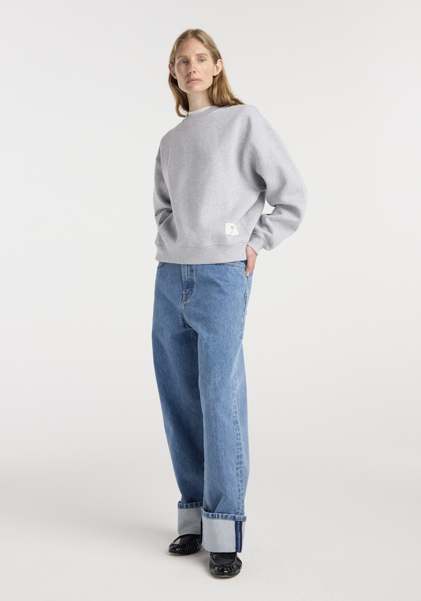 Róhe - Rixt Turn-up baggy denim