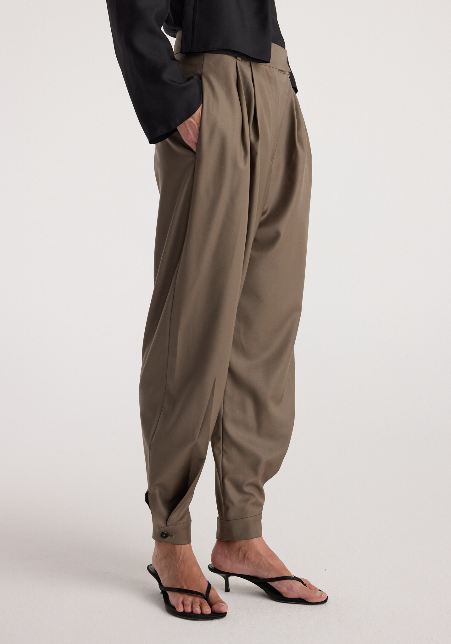 Róhe - Tailored cuff trousers