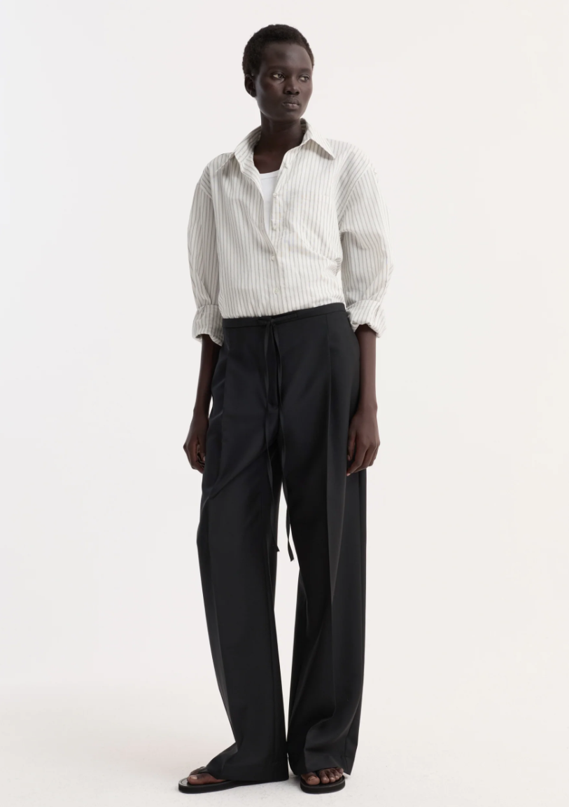 Róhe - Relaxed drawstring trousers