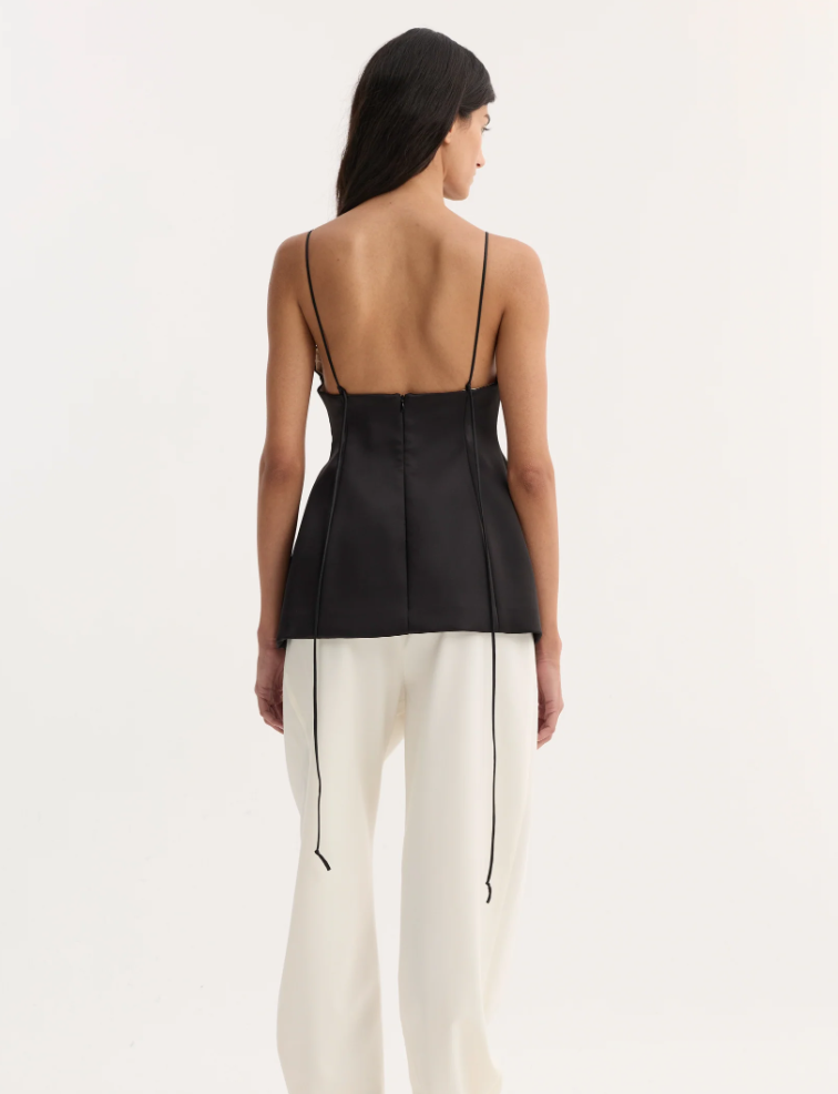 Róhe - Bustier peplum top