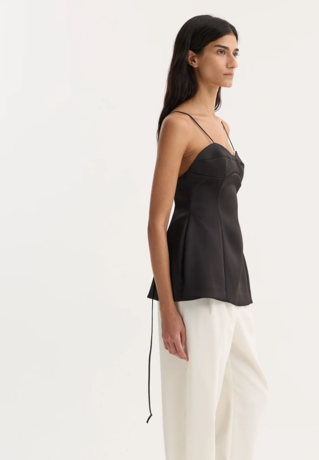 Róhe - Bustier peplum top