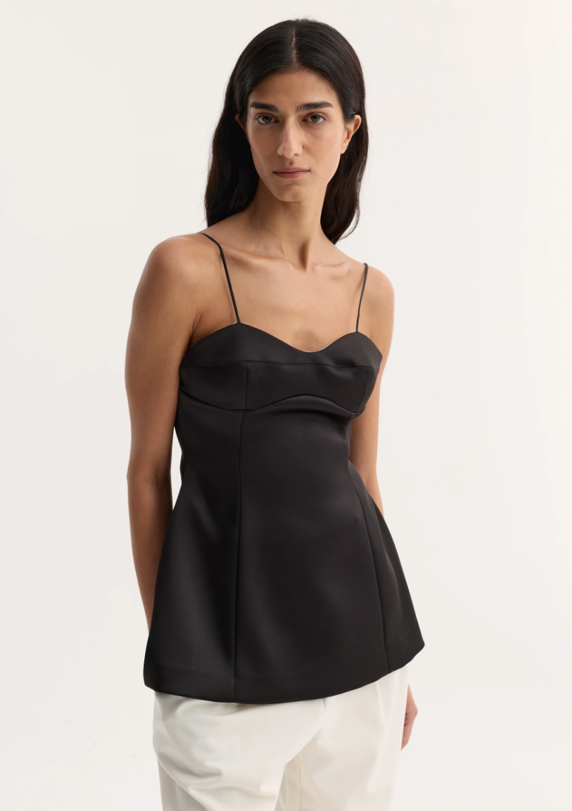 Róhe - Bustier peplum top